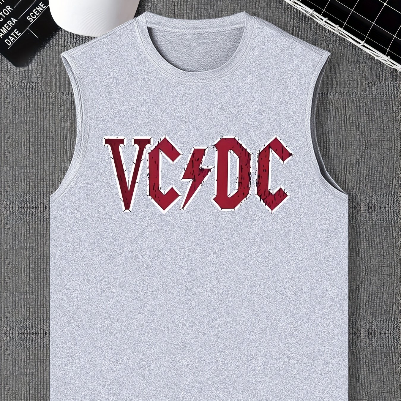 ac dc sleeveless shirt