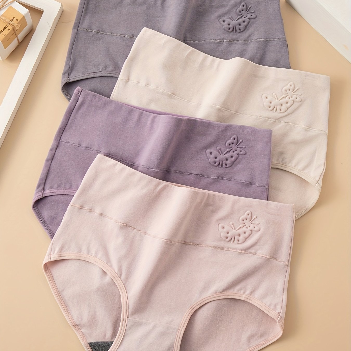 Buy Crepeon 100% Cotton Printed Inner Elastic Panties for Women