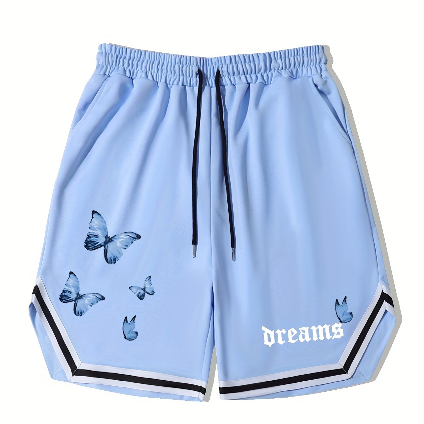 New York Butterfly Comfy Shorts Shorts de Verão - Temu Portugal