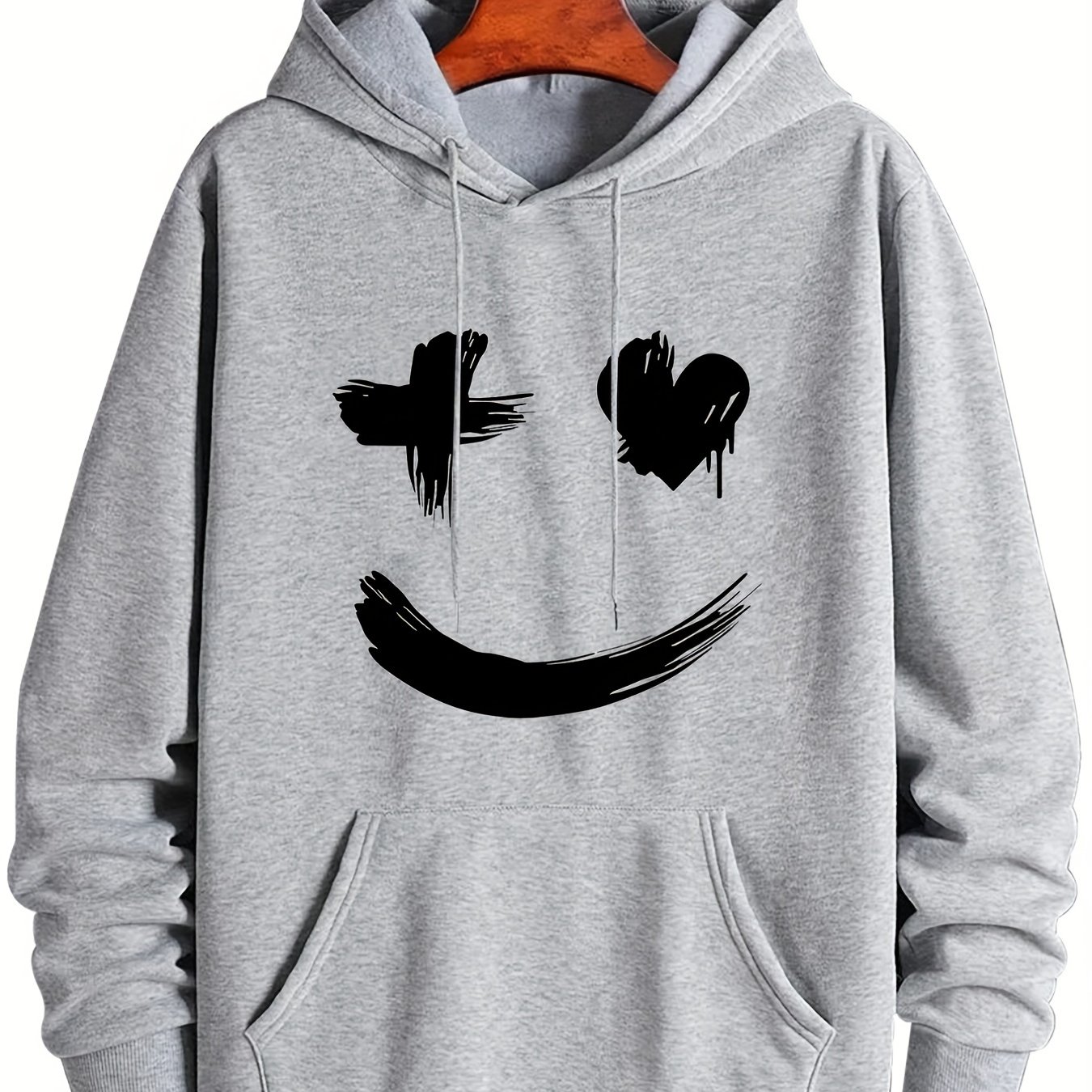 Sudaderas Con Capucha Con Estampado Gráfico De Cara Divertida Informal Para  Hombre, Suéter Con Capucha De Gran Tamaño Cómodo Con Cordón Para Primavera  Verano De Talla Grande - Temu Mexico