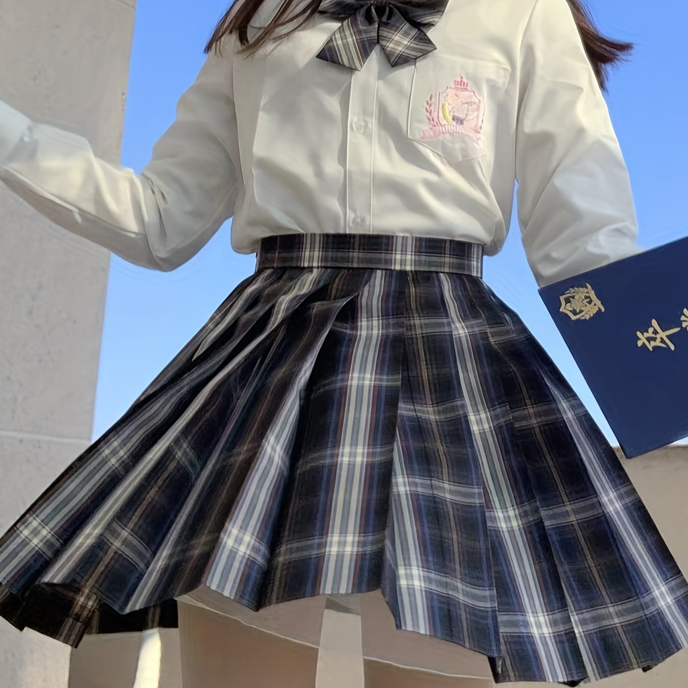 Saias Plissadas De Uniforme Xadrez Preppy 'JK', Minissaias De Uniforme  Escolar Japonês Kawaii, Roupas Femininas - Temu Portugal