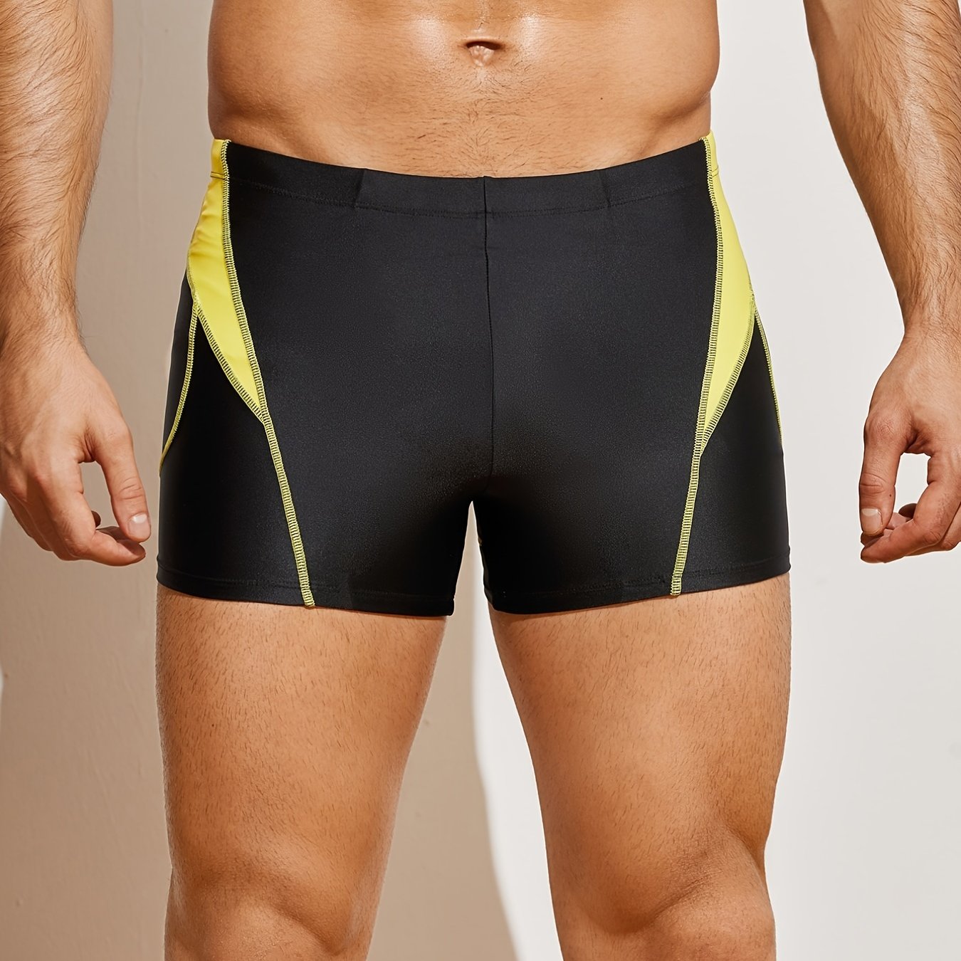 -leg Quick-drying Swimming Trunks