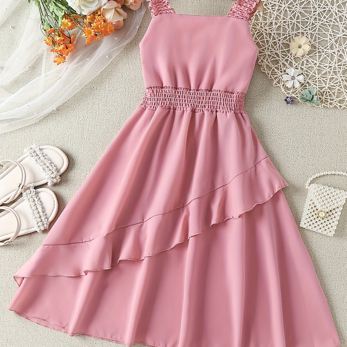 Spaghetti Suspender Dress