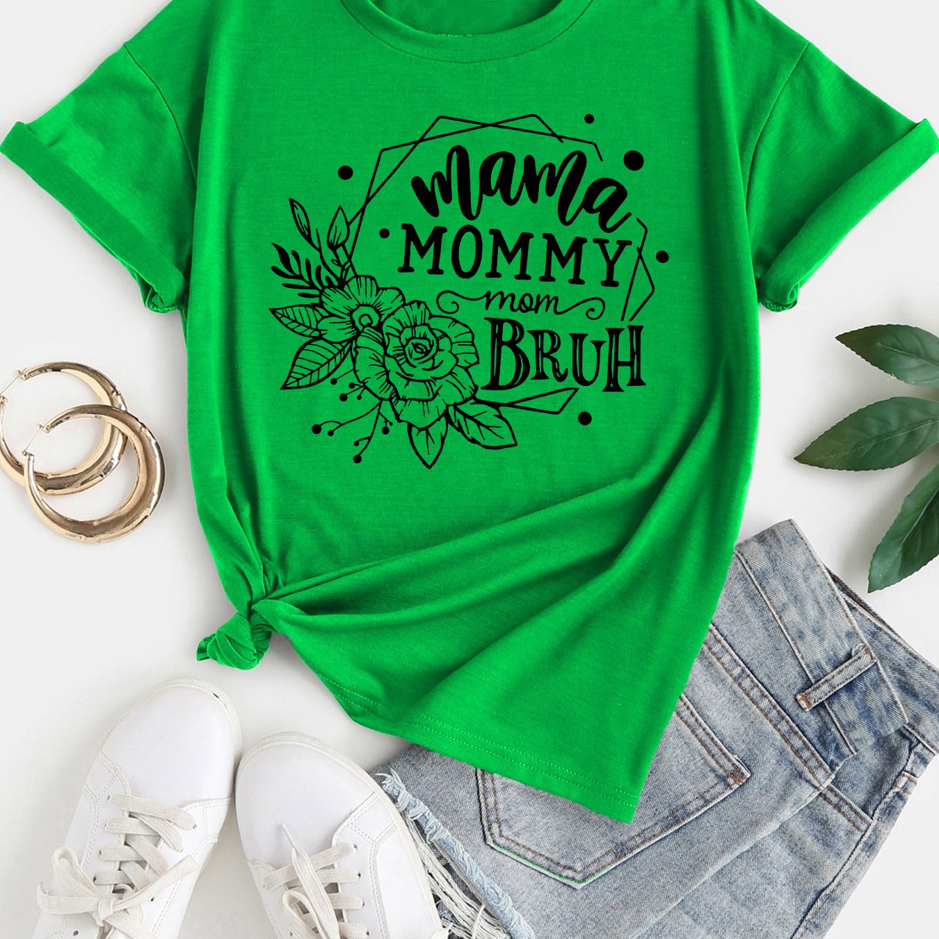 mama-print-t-shirt-short-sleeve-crew-neck-casual-top-for-summer-spring