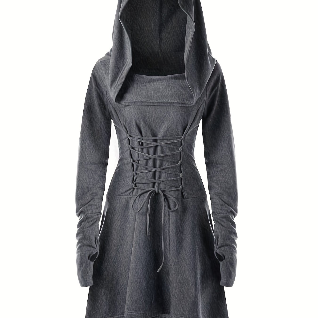 Women's Asymmetrical Solid Color Dress With Straps