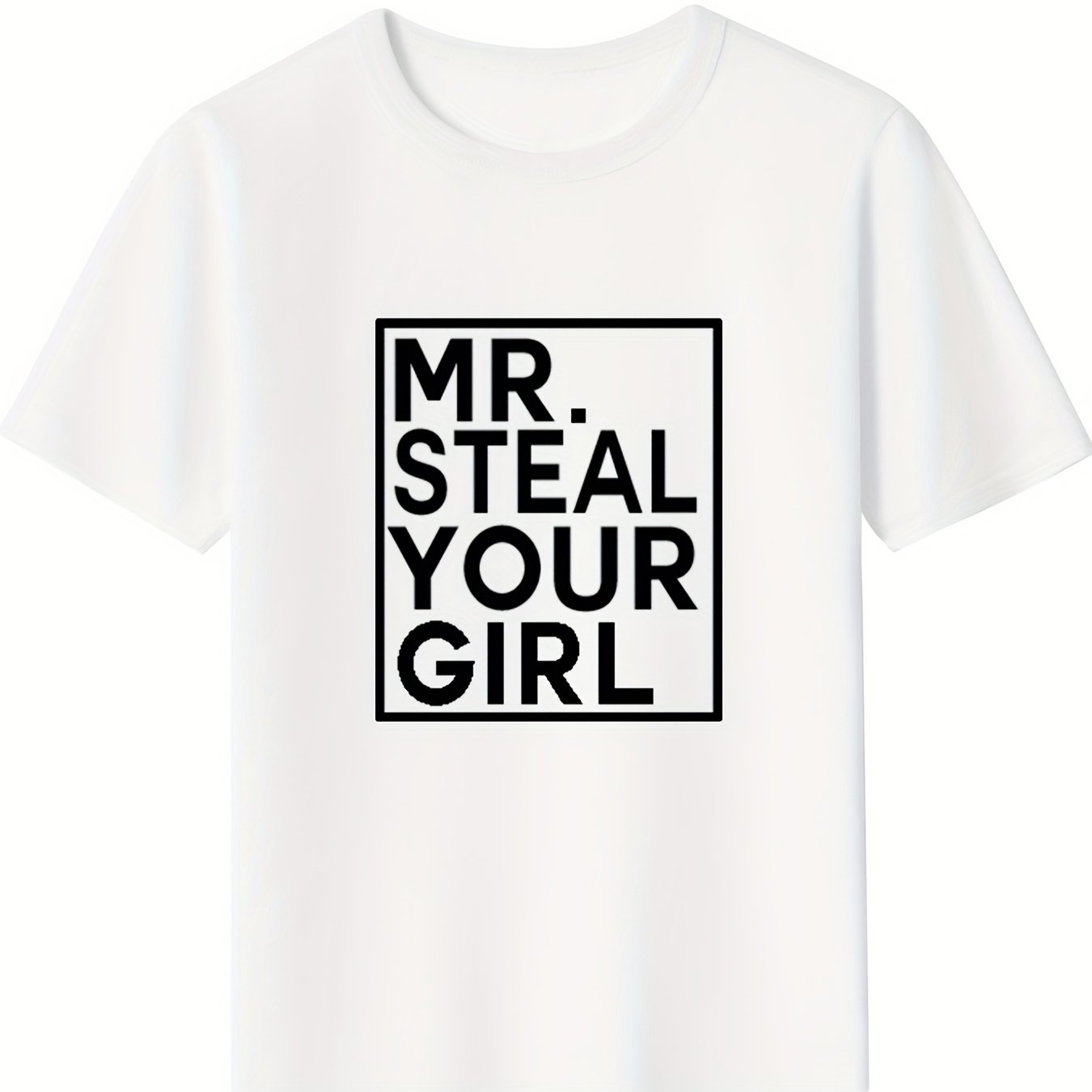 Boys Funny Letter Print T Shirt Crew Neck Comfortable Tees Tops 