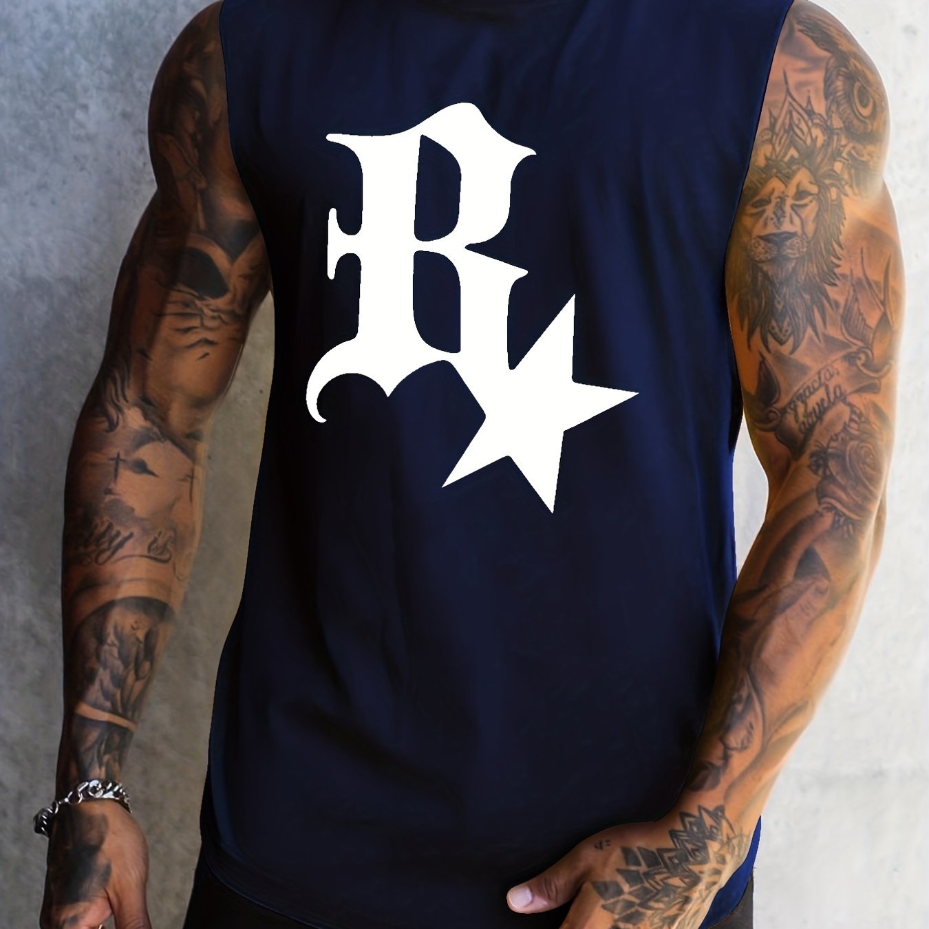 Dallas Cowboys Mens Sleeveless Muscle Tee Summer Tank Tops Beach Vests  T-shirts