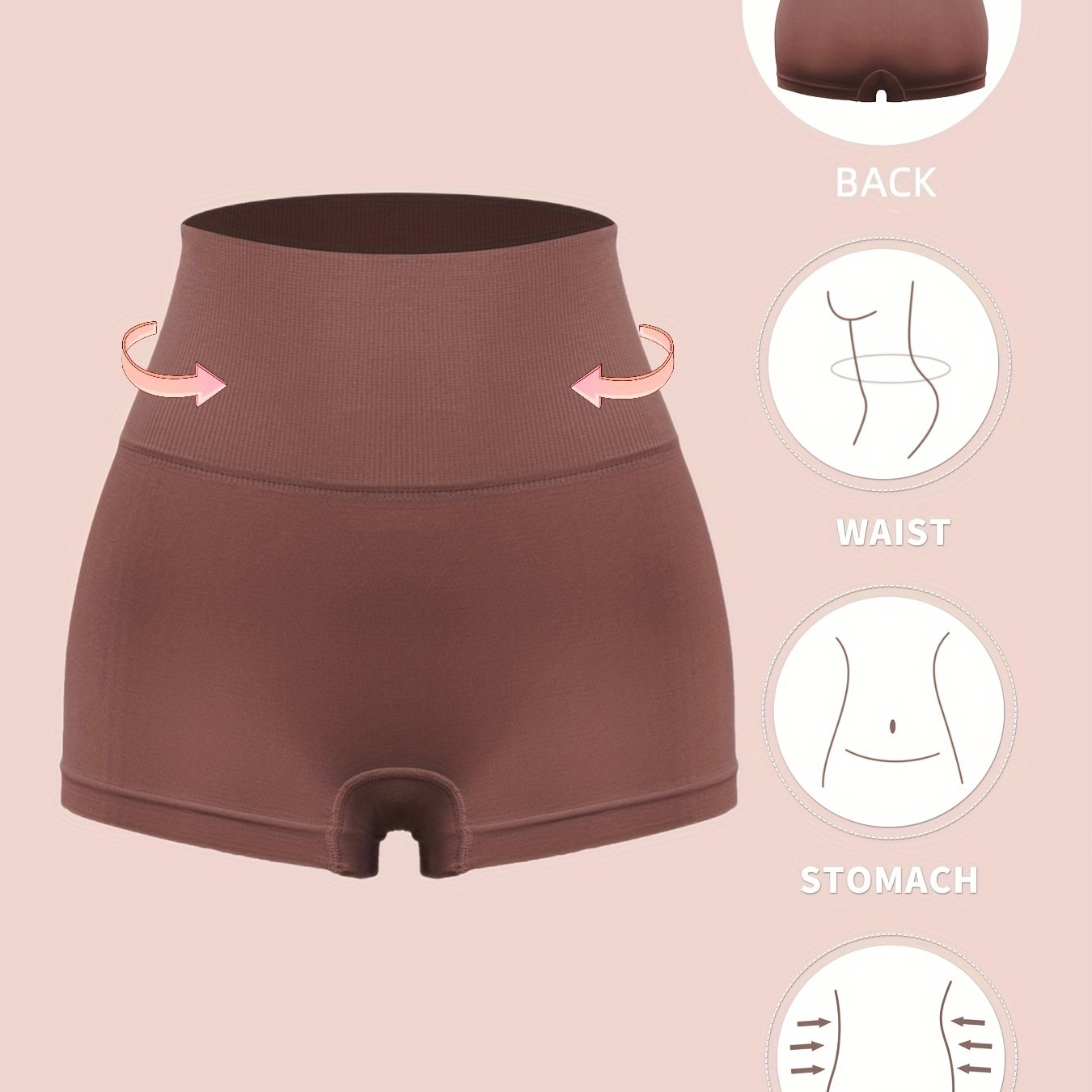 High Waist Shaping Panties Breathable Tummy Control - Temu New Zealand