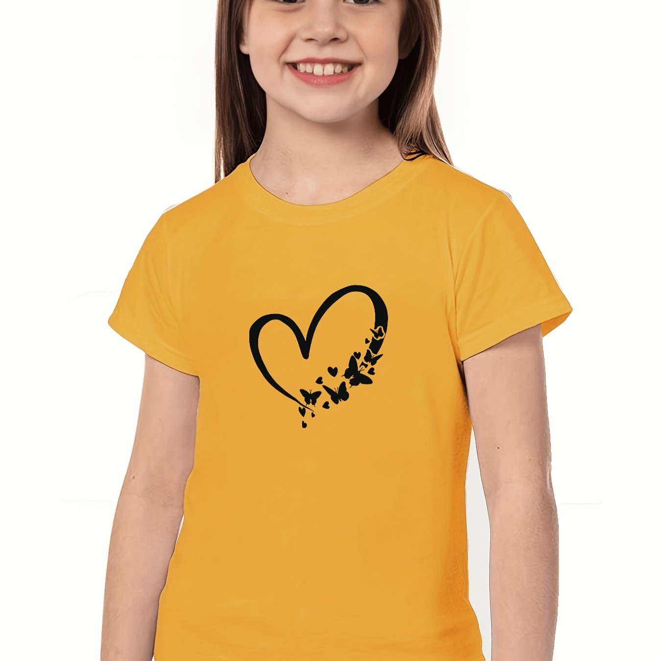 ランキング上位のプレゼント Heart ANDMARY トップス point tee