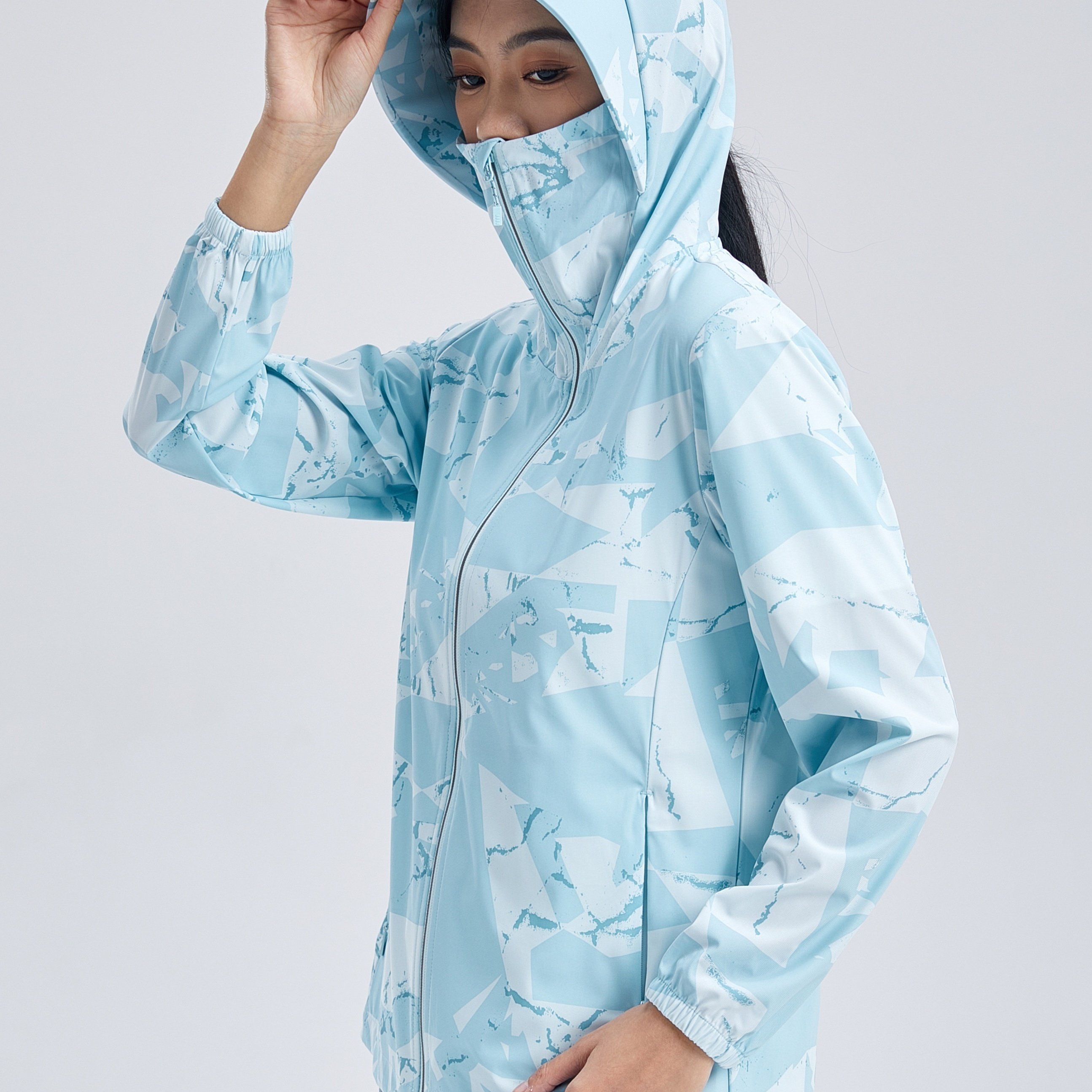 Stay Cool Protected Anti Uv Ice Silk Sunscreen Jacket For Outdoor