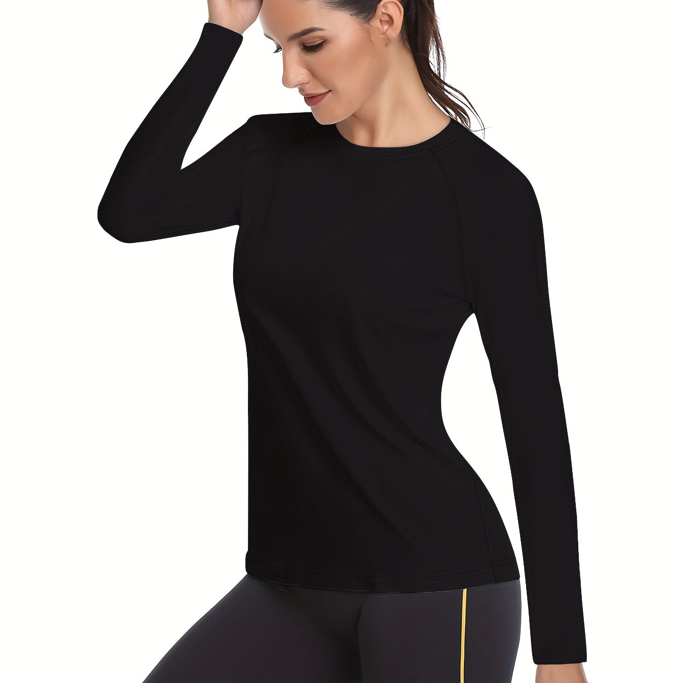 Womens Upf 50 Sun Protection Long Sleeve Outdoor T Shirt Running Athletic  Top Womens Activewear - Sports & Outdoors - Temu