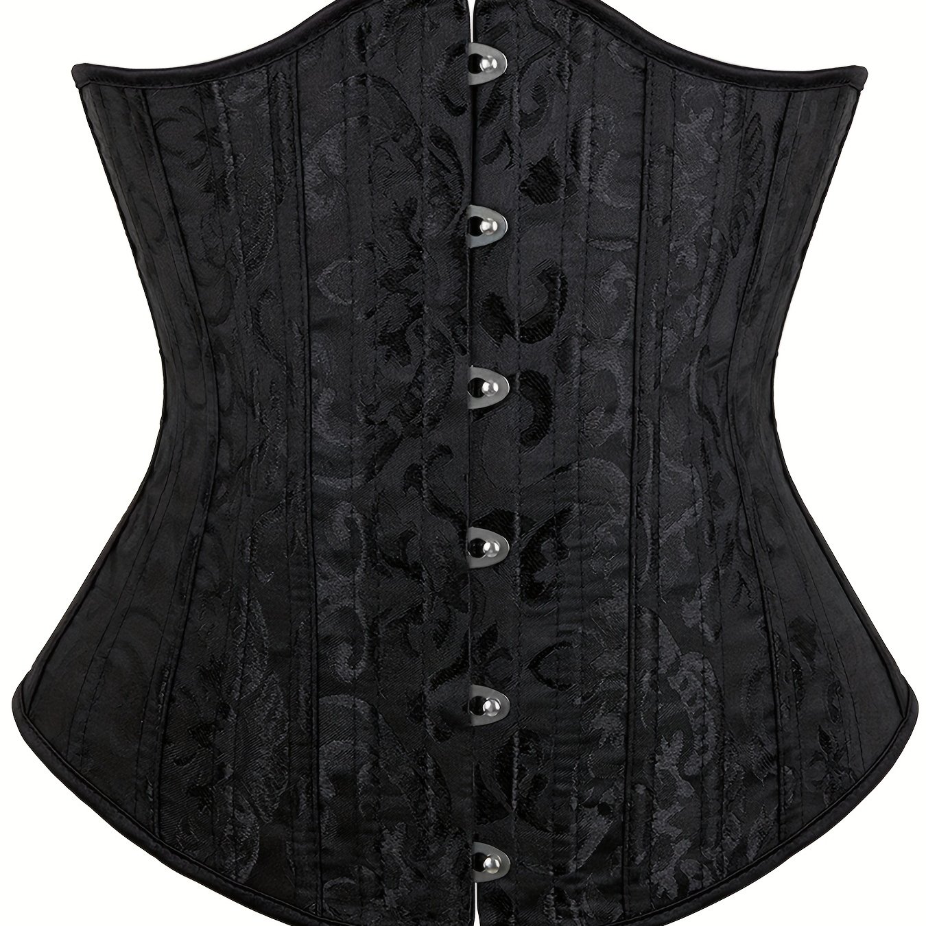 Solid Lace-up Back Corset