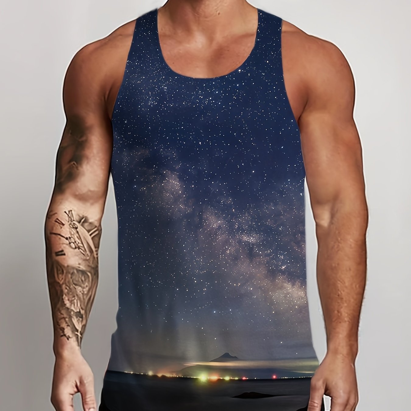 Space Administration Print A-shirt Tanks, Men's Singlet, Sleeveless Tank  Top, Lightweight Active Undershirts, For Workout At The Gym, Bodybuilding,  And As Gifts - Temu