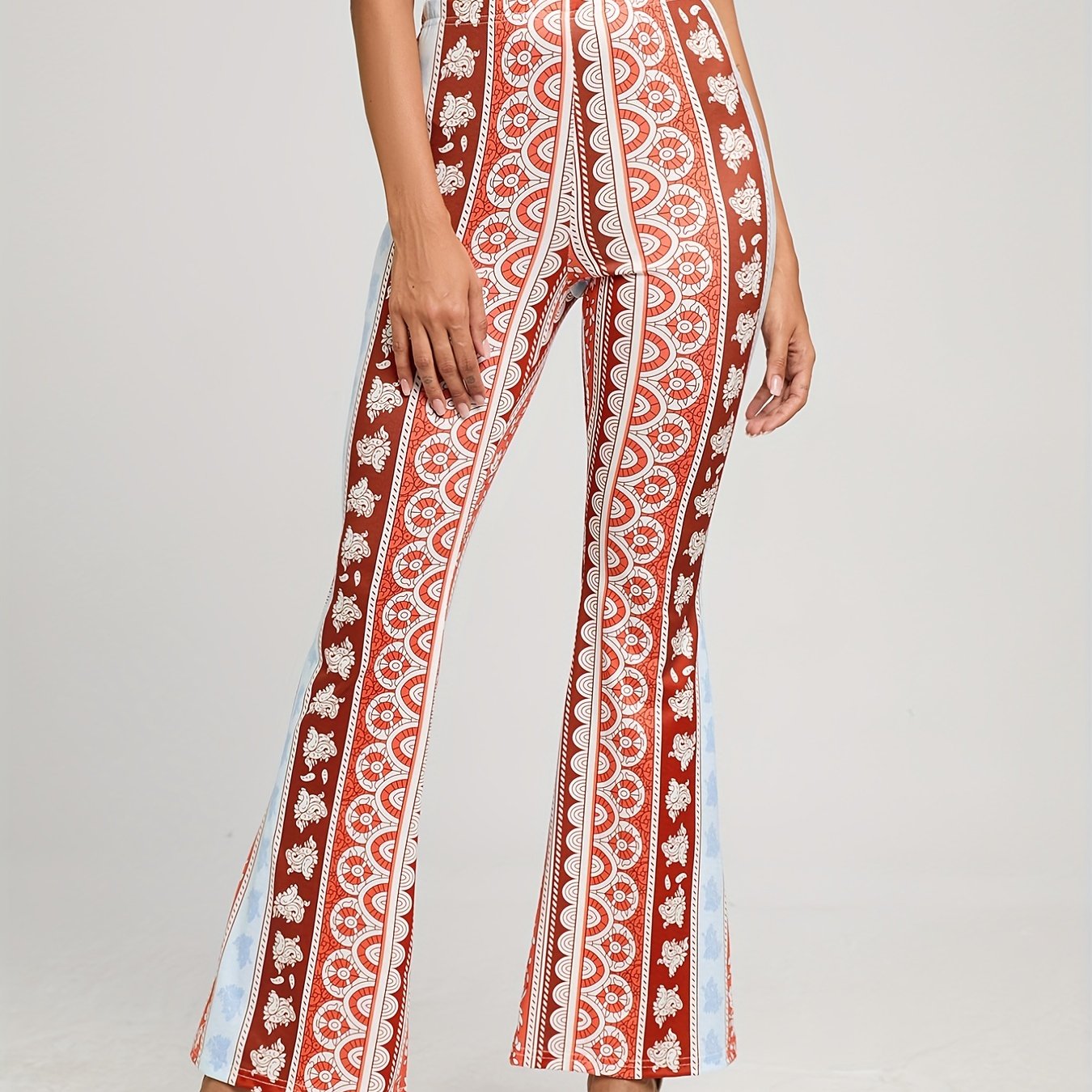 high-waist-boho-flare-pants-random-print-casual-flare-leg-pants-women-s