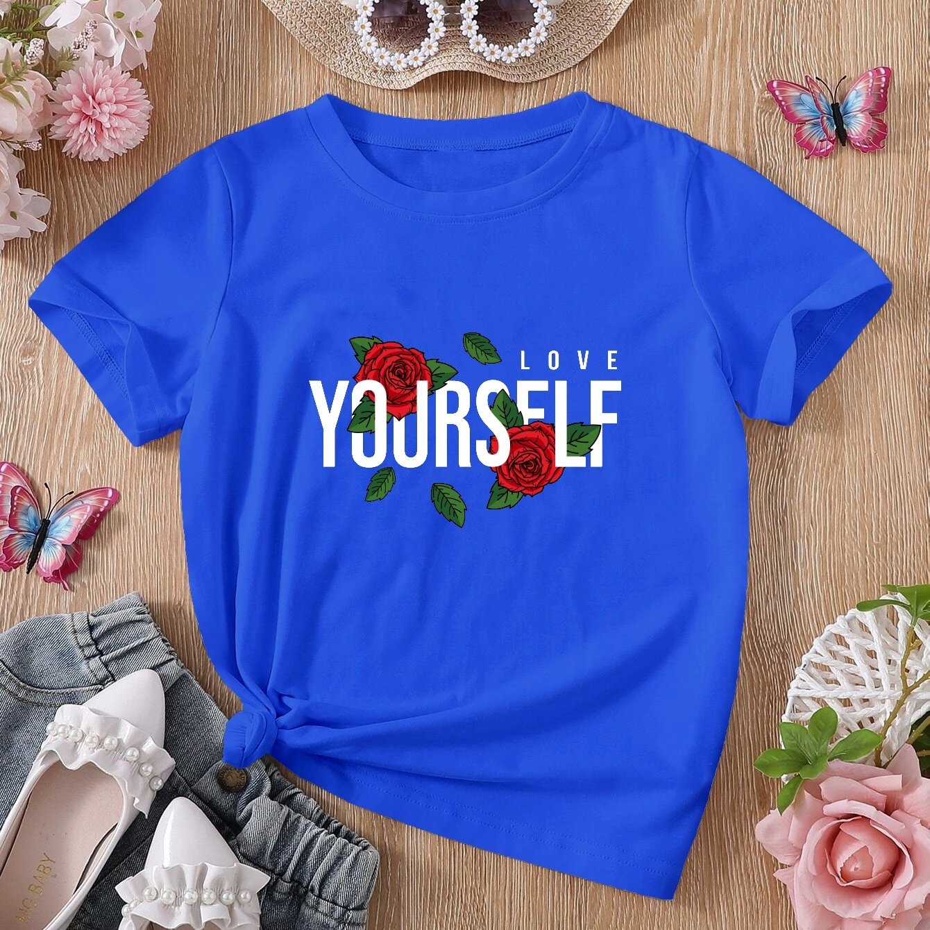 Love Yourself T-Shirt - Light Blue