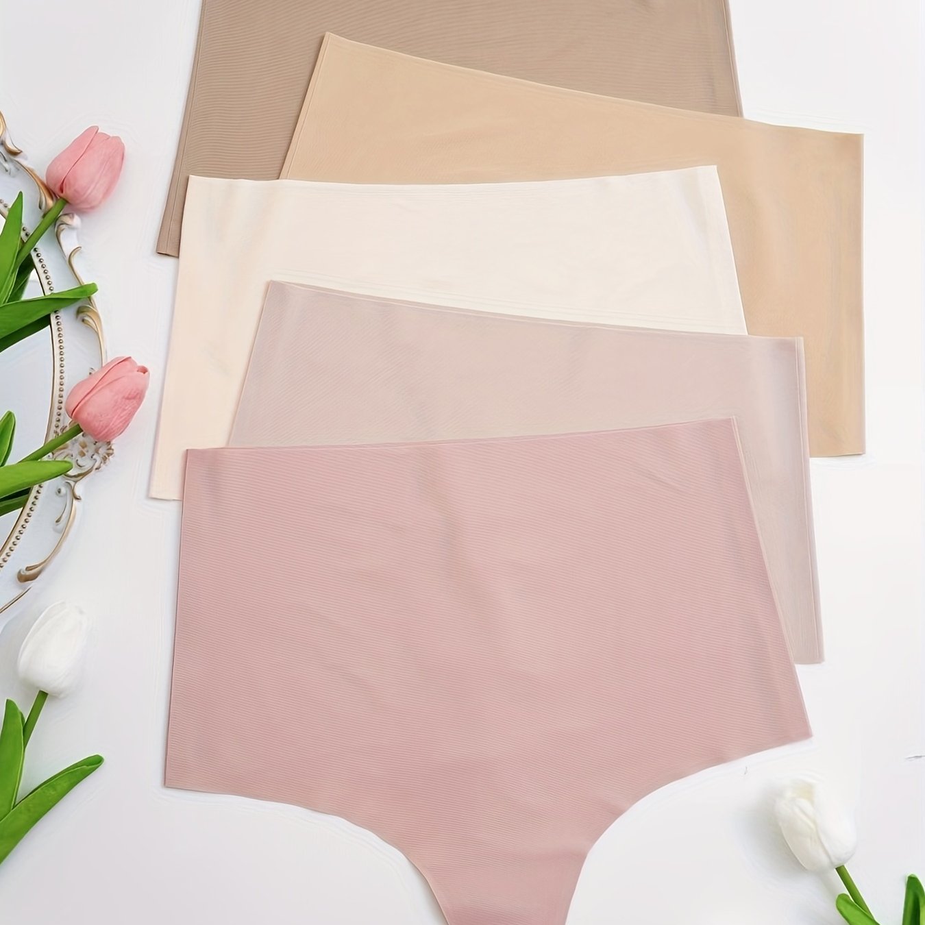 High Waist Seamless Thongs Soft Comfy Stretchy Intimates - Temu