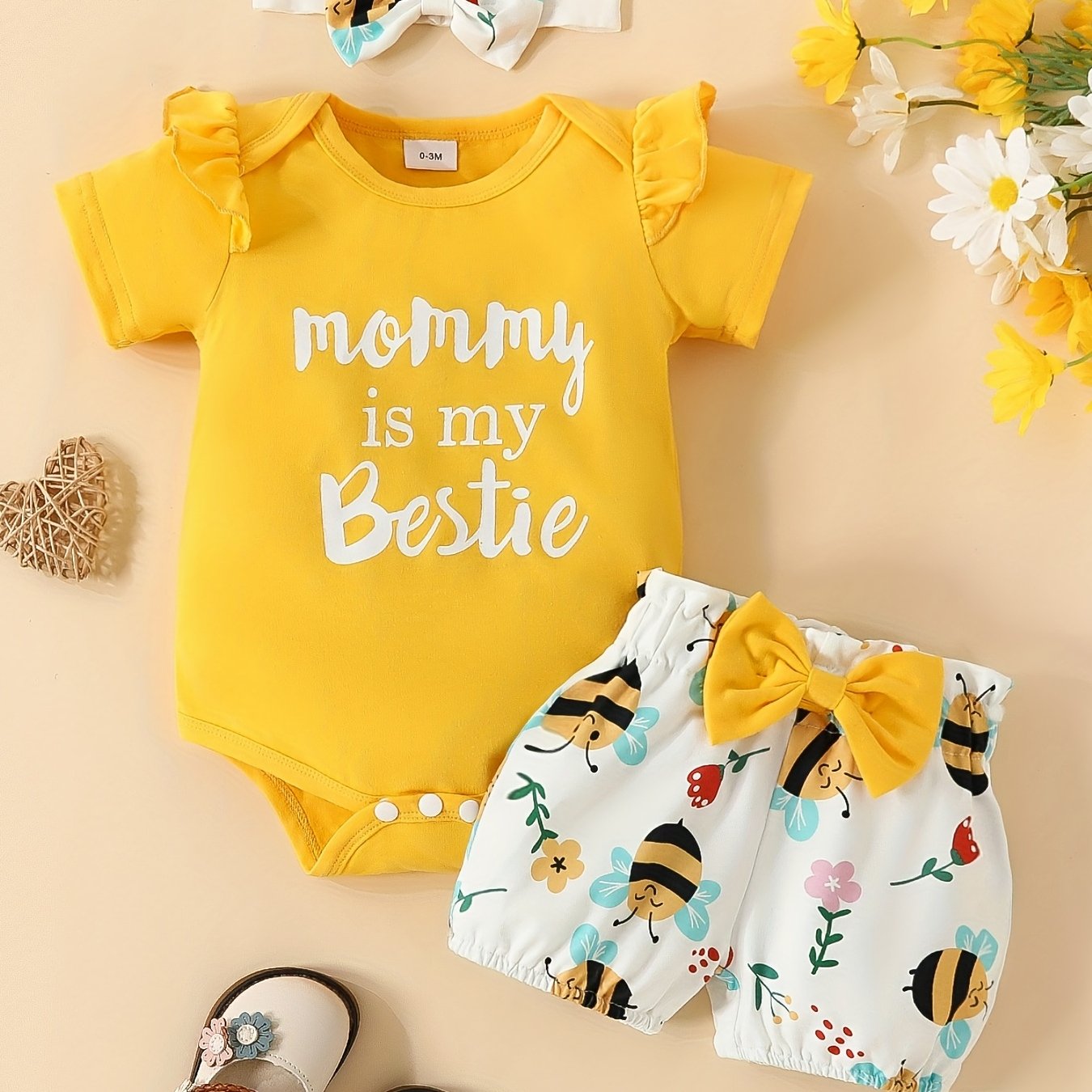 Newborn baby hotsell girl clothes yellow