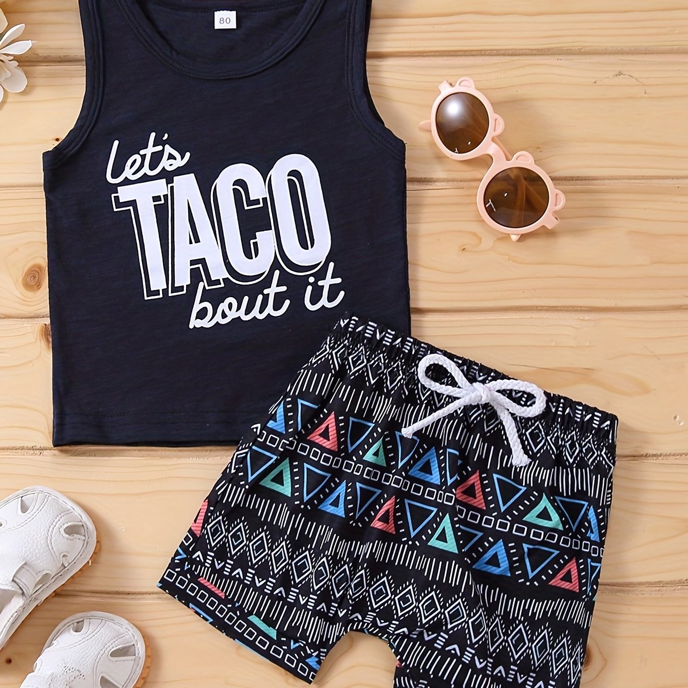 baby boys casual taco top set clothes Temu Qatar