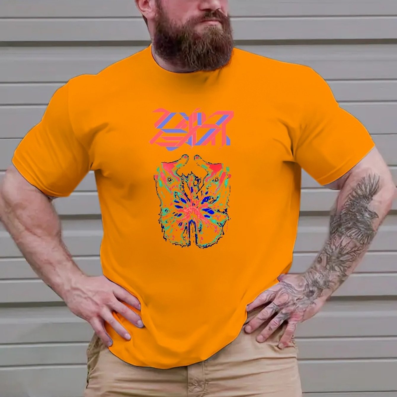 Plus Size Creative Graphic Tees For Male Oversized Causal T Shirts For 