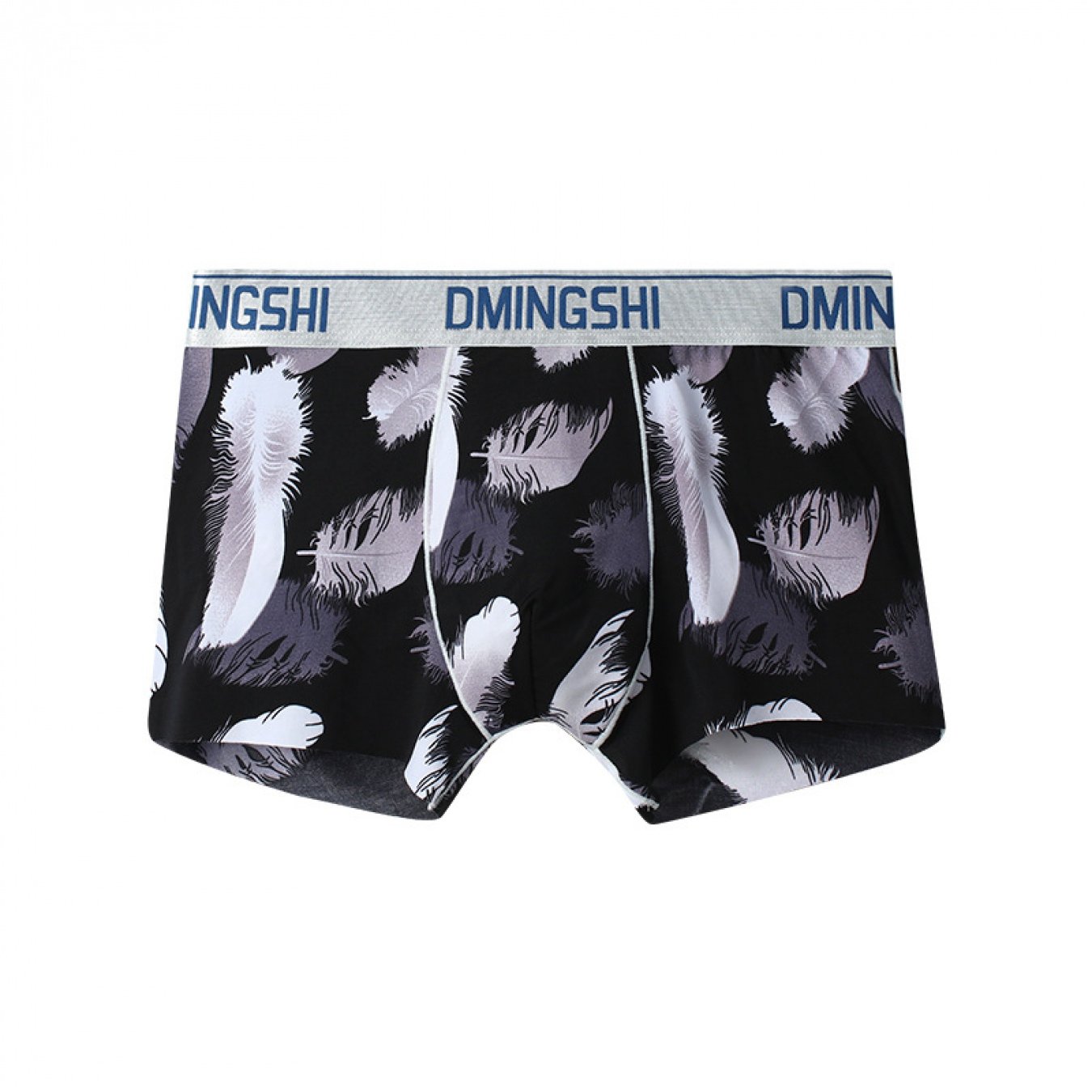 Men's Fashion Personality Print Boxers Briefs, Ice Silk Thin Cool  Breathable Comfortable Underwear For Youth (Smaller Size)