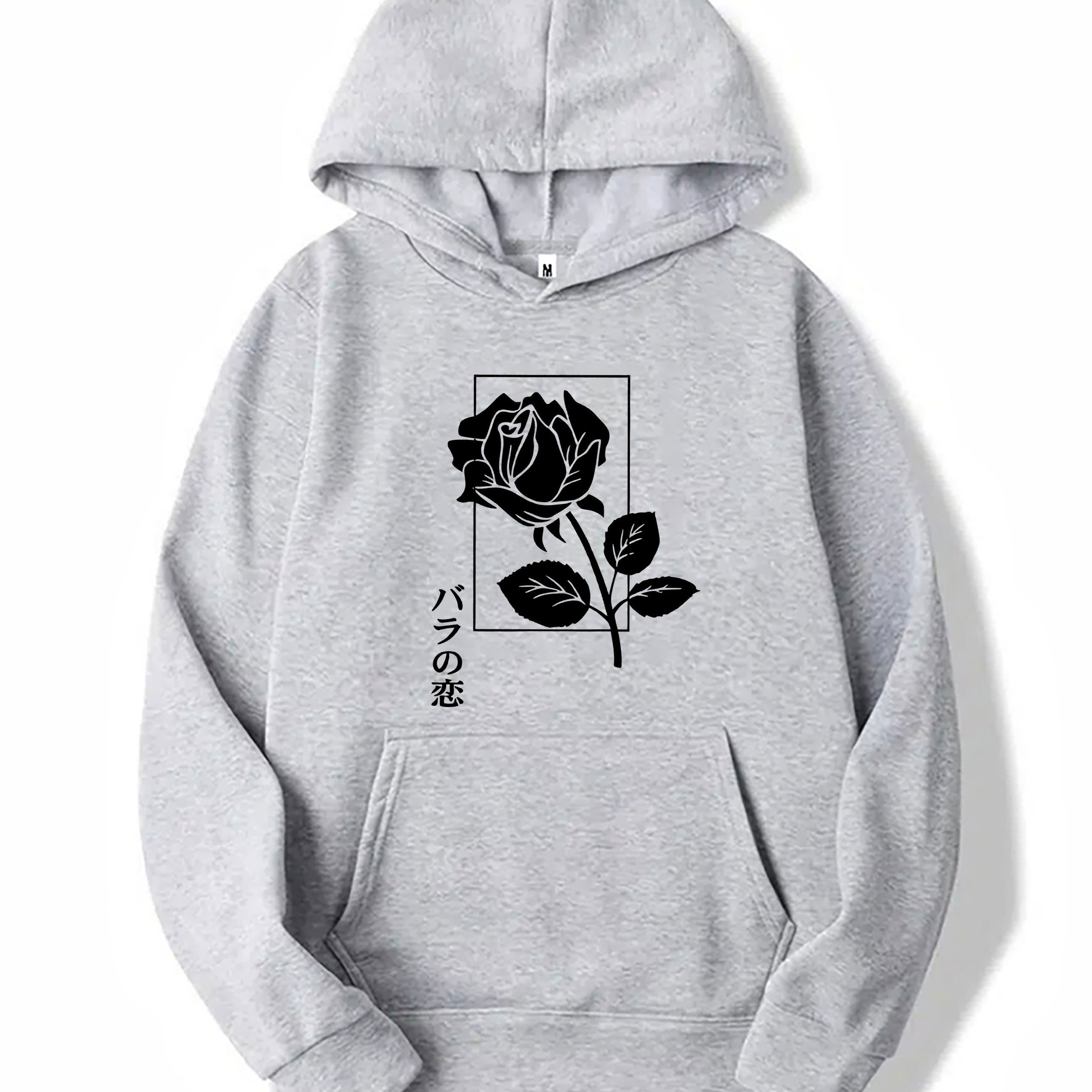 Aesthetic rose cheap hoodie