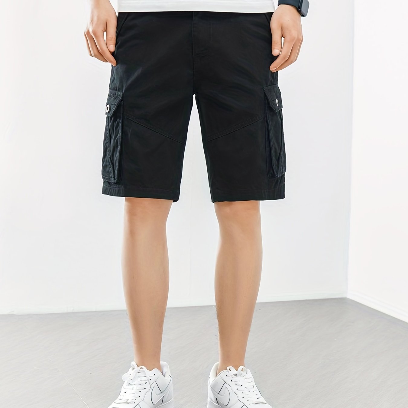 【BAON】Pept Patch Banding Cargo Bermuda Pants 0821609690125NEW_00_010.jpg