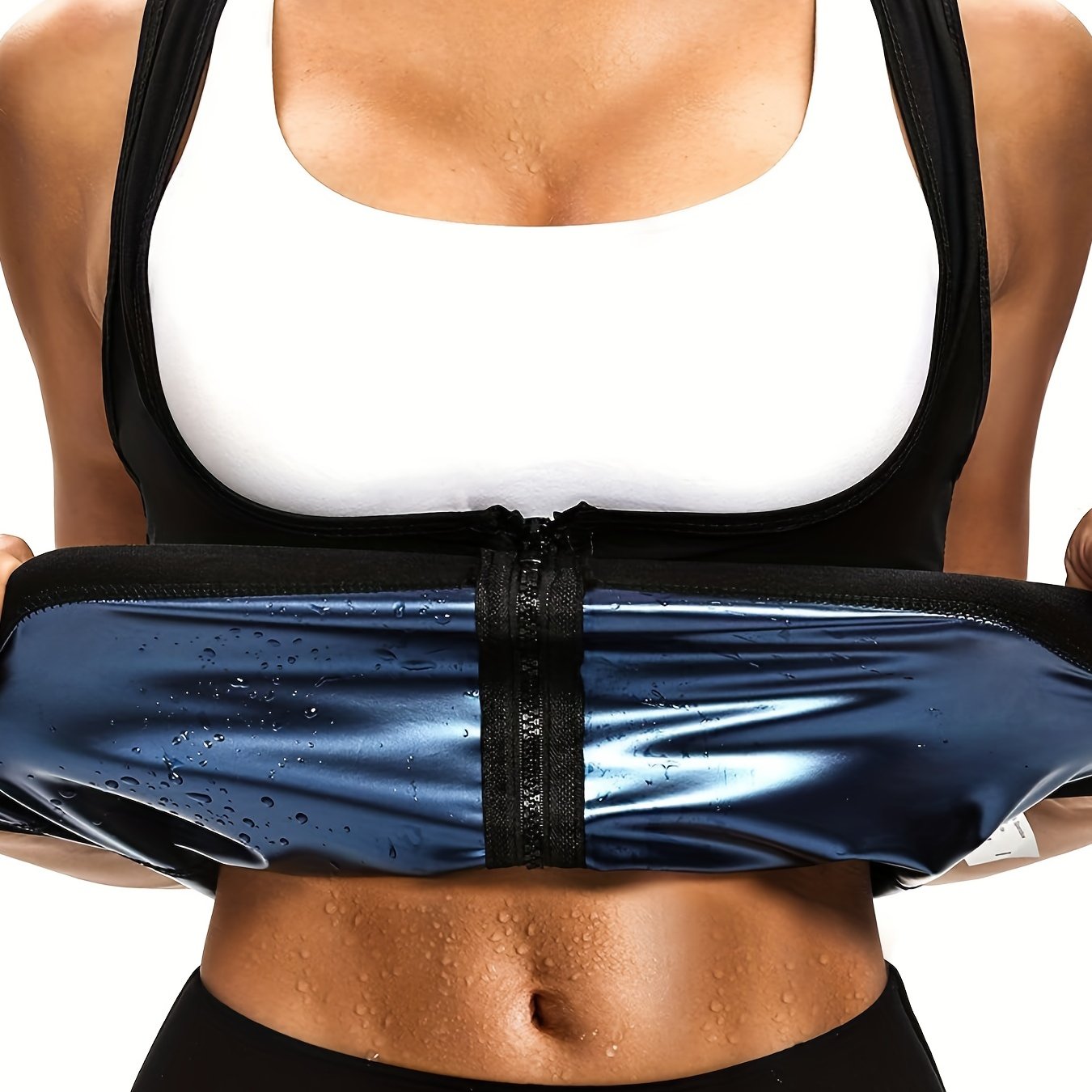 Womens Tummy Control Fitness Vest Waist Cinching Yoga - Temu Canada