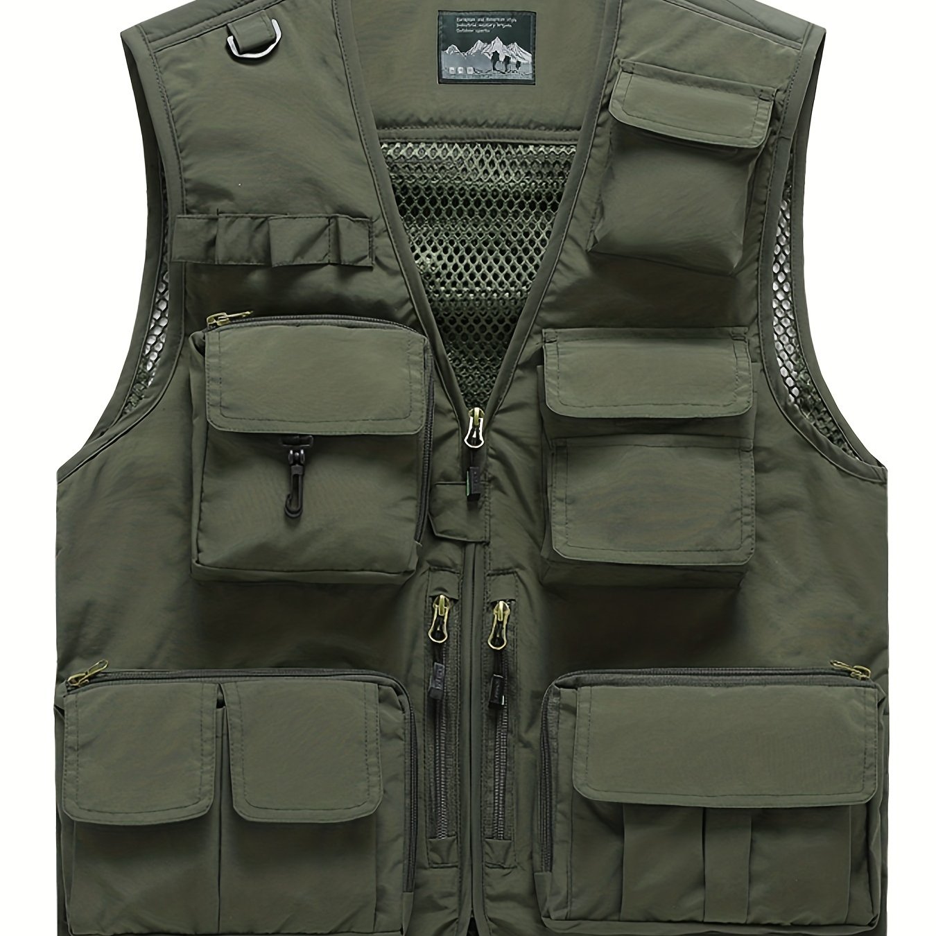 Fishing Vest Pocket Fishing Waistcoat Fly Fishing Vest Large Size Men S  Summer Outdoor Fishing Mesh Vest Jacket Man Jungle Tactical Multi Pockets