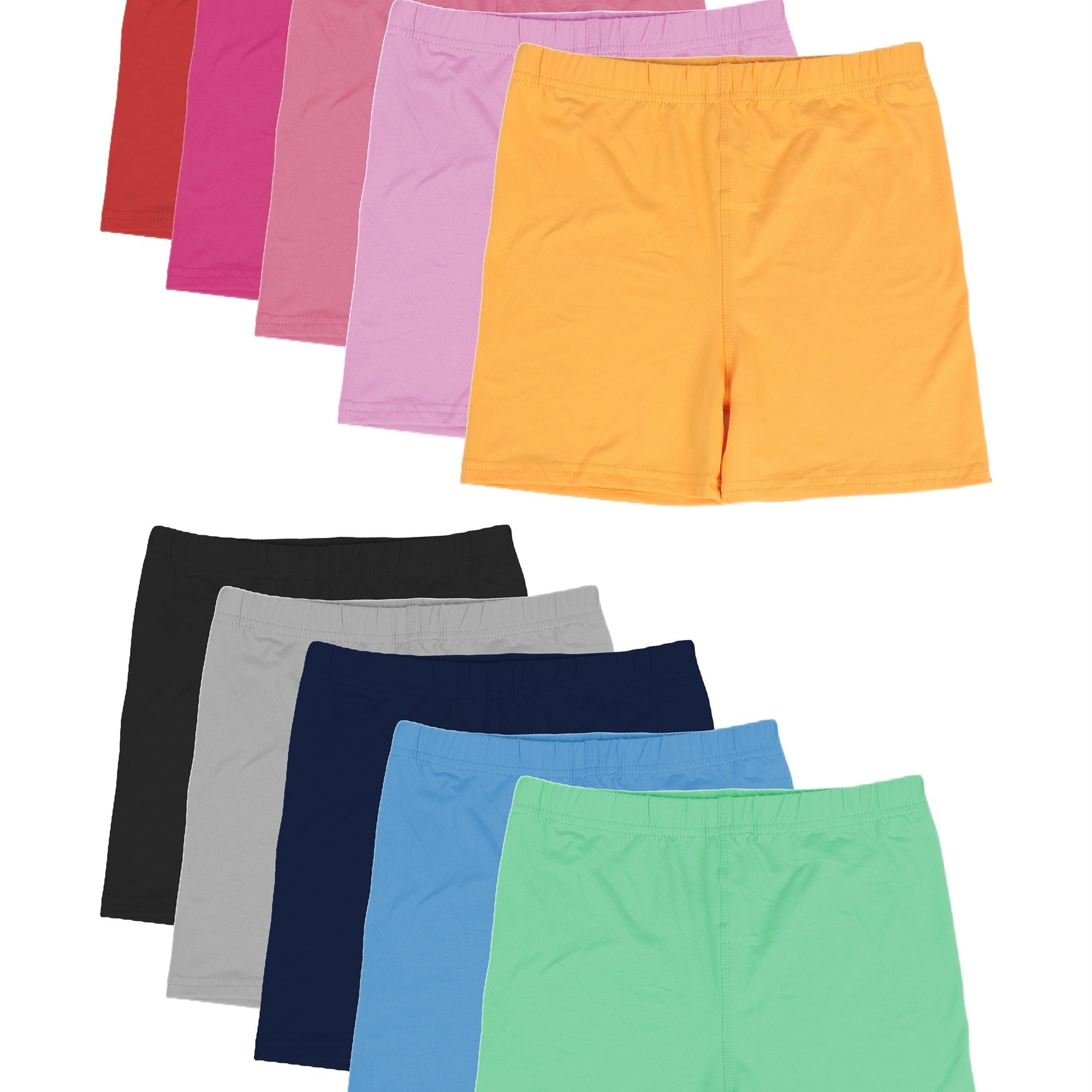 5 peças de shorts de bicicleta modal básico para meninas - Temu Portugal