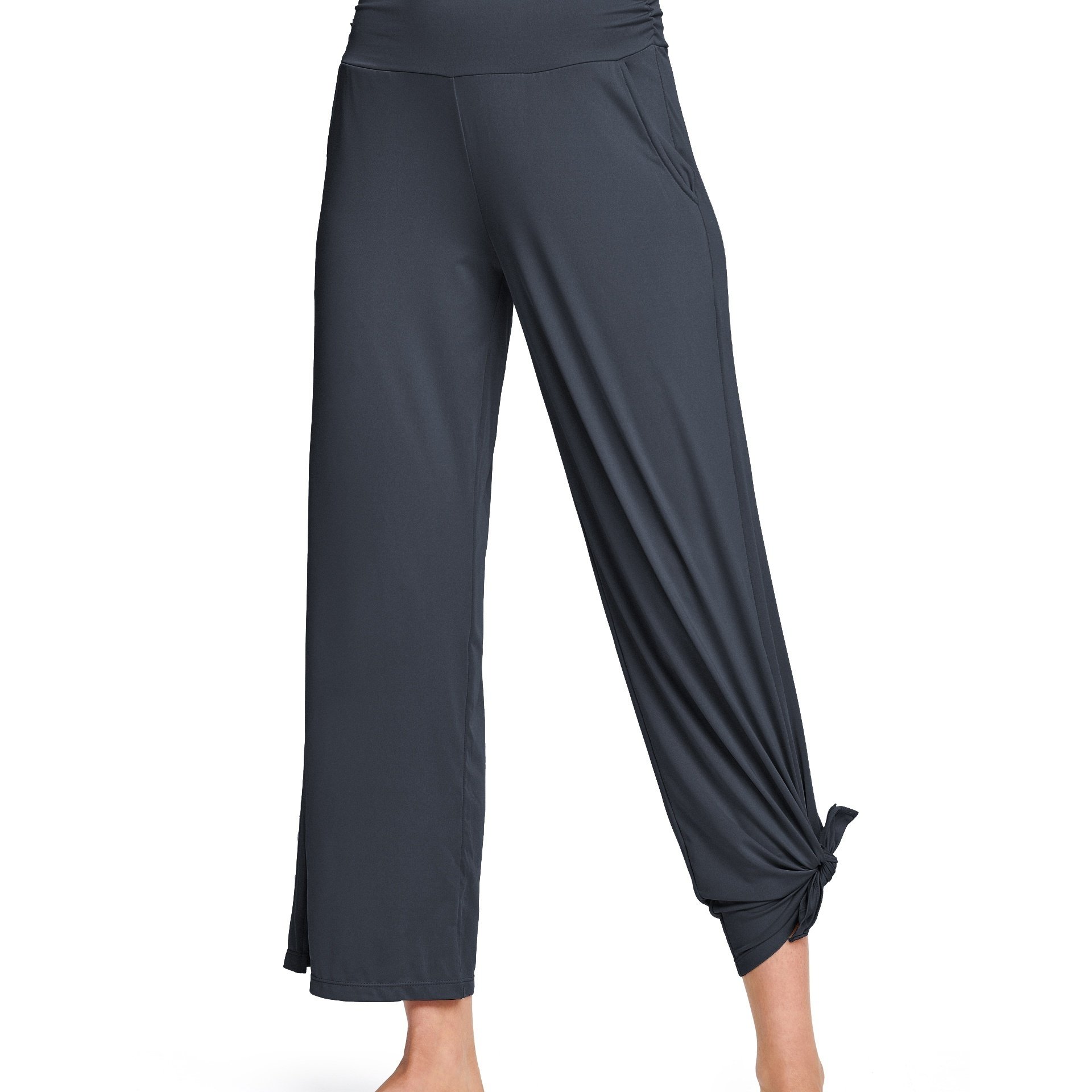 Womens Wide Leg Pants, Casual Loose Yoga Lounge Pants With Pocket, Soft  High Waist Sweatpants
