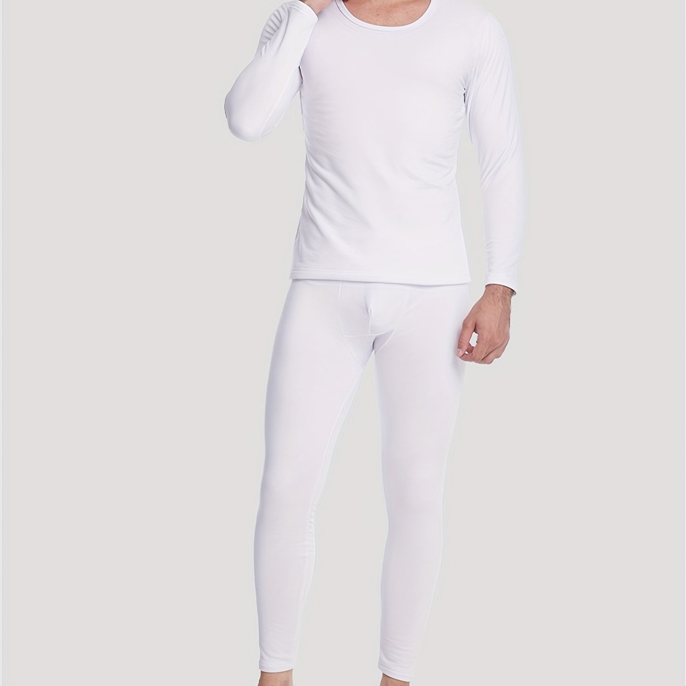 Sangora Men's Thermal Long John with Angora Wool 8050080 Natural White M at   Men's Clothing store