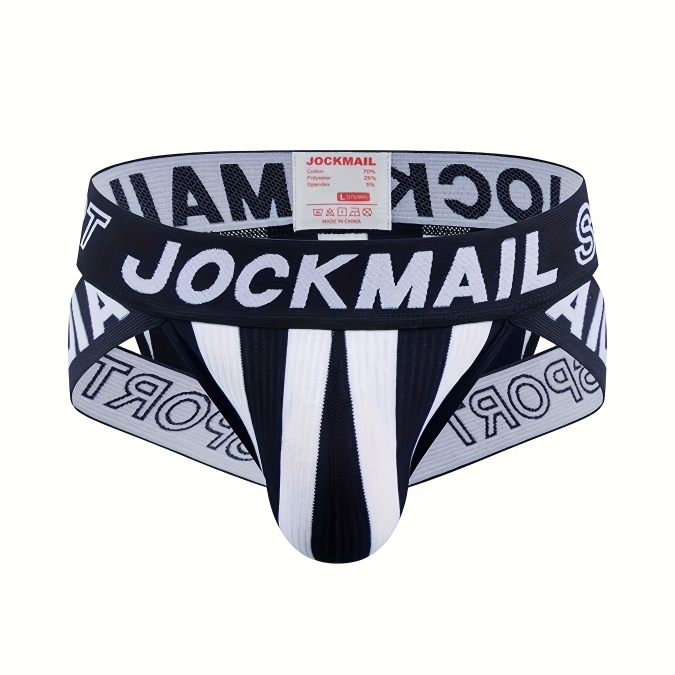 JOCKMAIL Brand mens bikini Gay underwear Sexy striped string