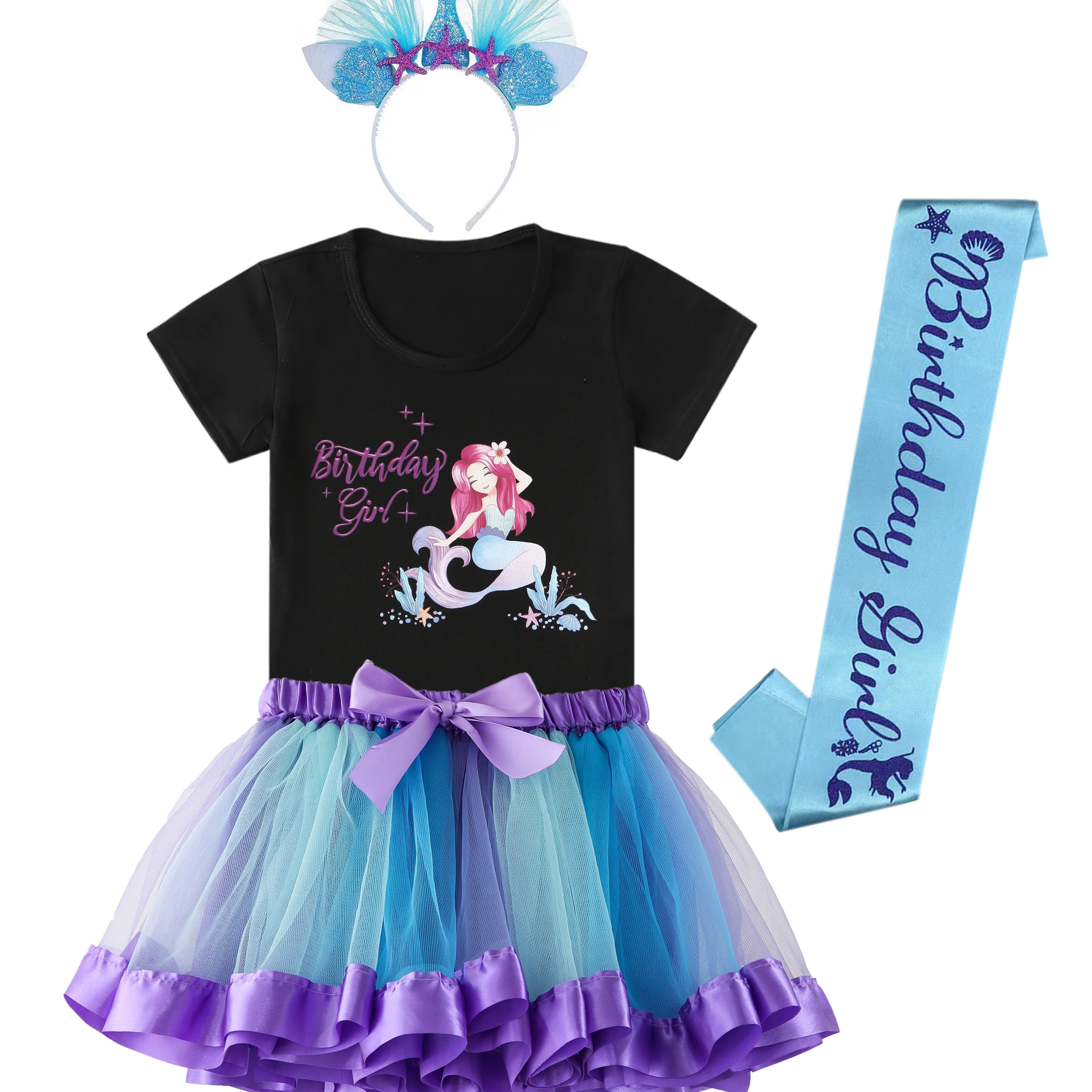 Little mermaid hot sale birthday tutus