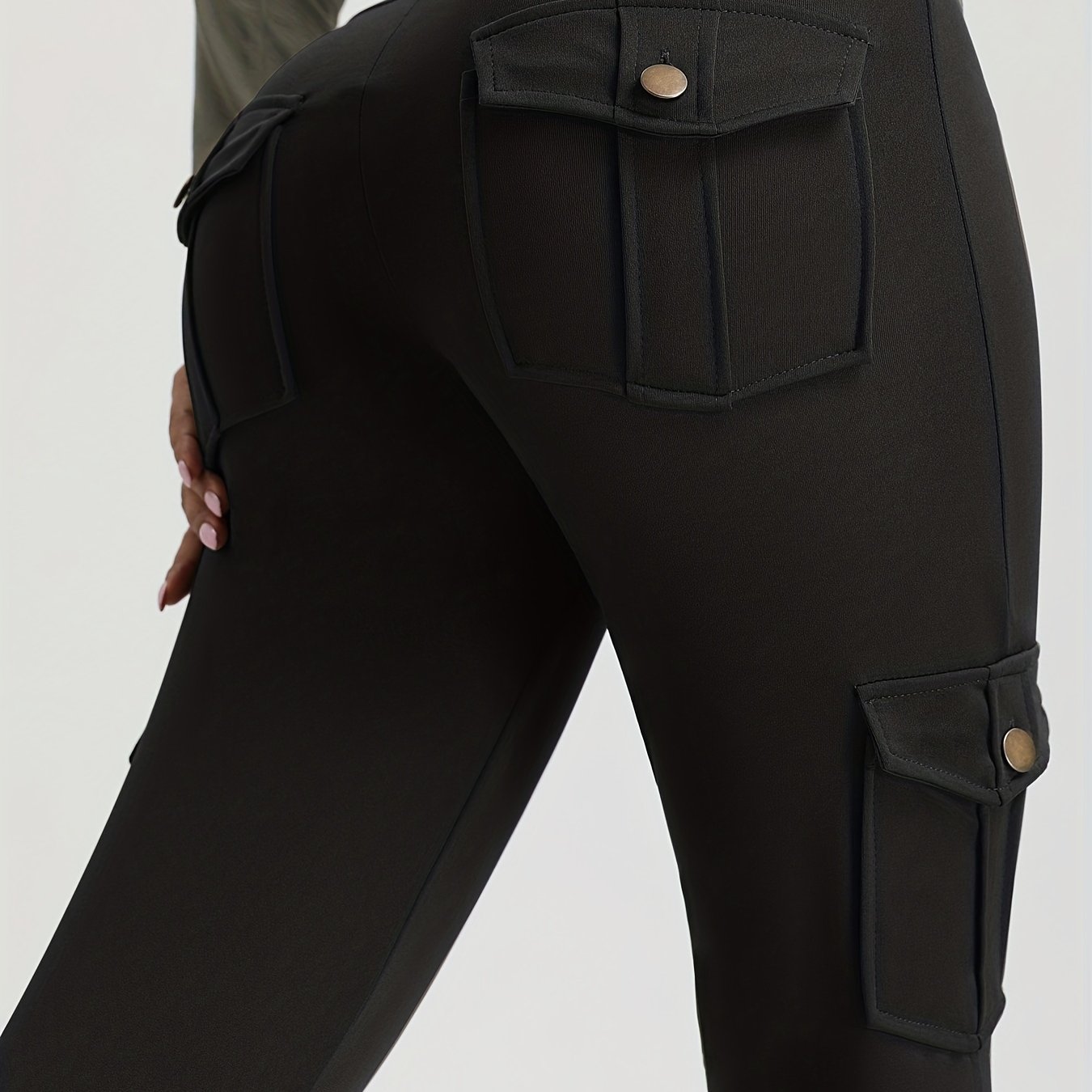 TIHLMK Cargo Pants Women Sales Clearance Casual Printed Tight Leggings High  Waist Long Pants 