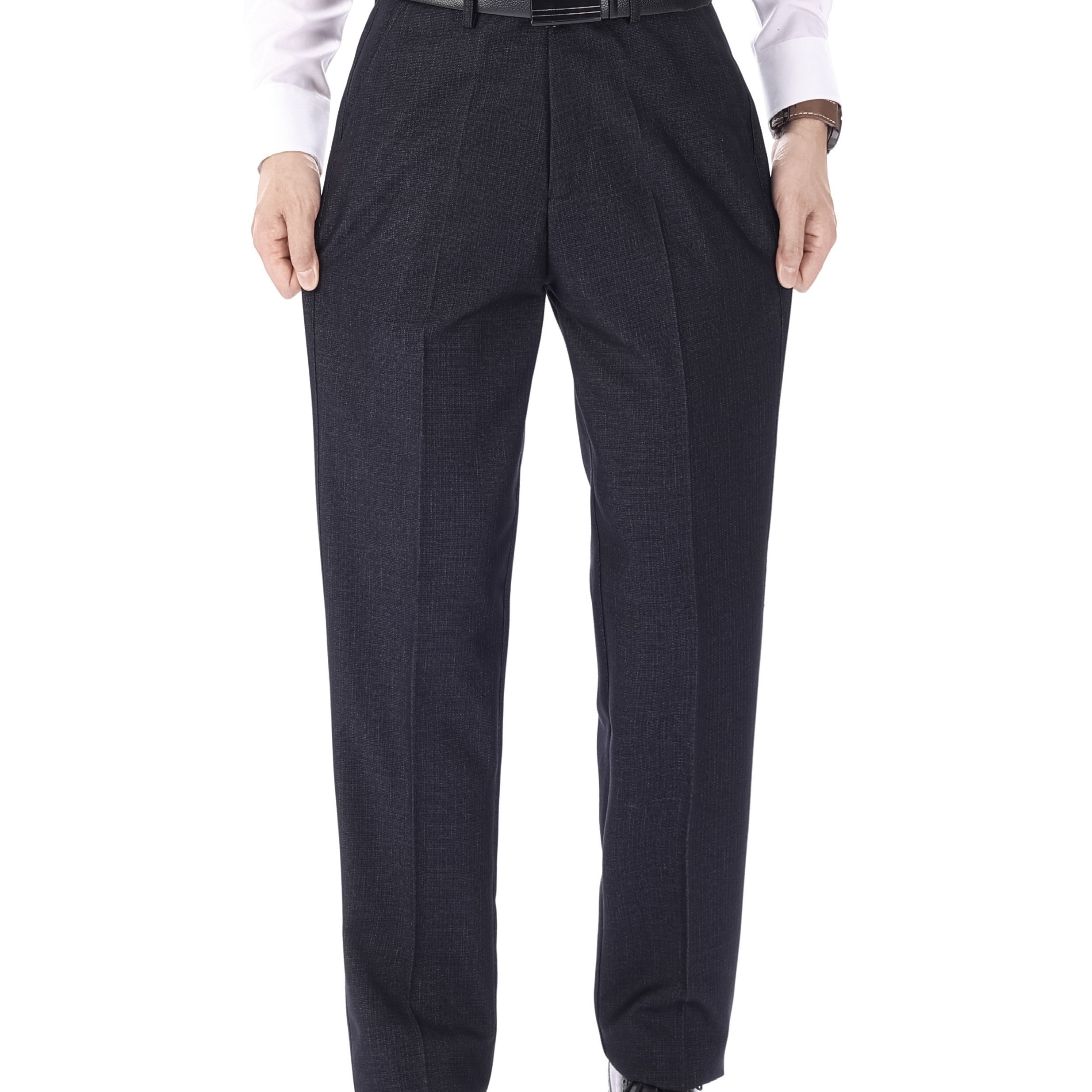 Plus Size Men's Dress Pants Premium Comfort Classic Fit - Temu