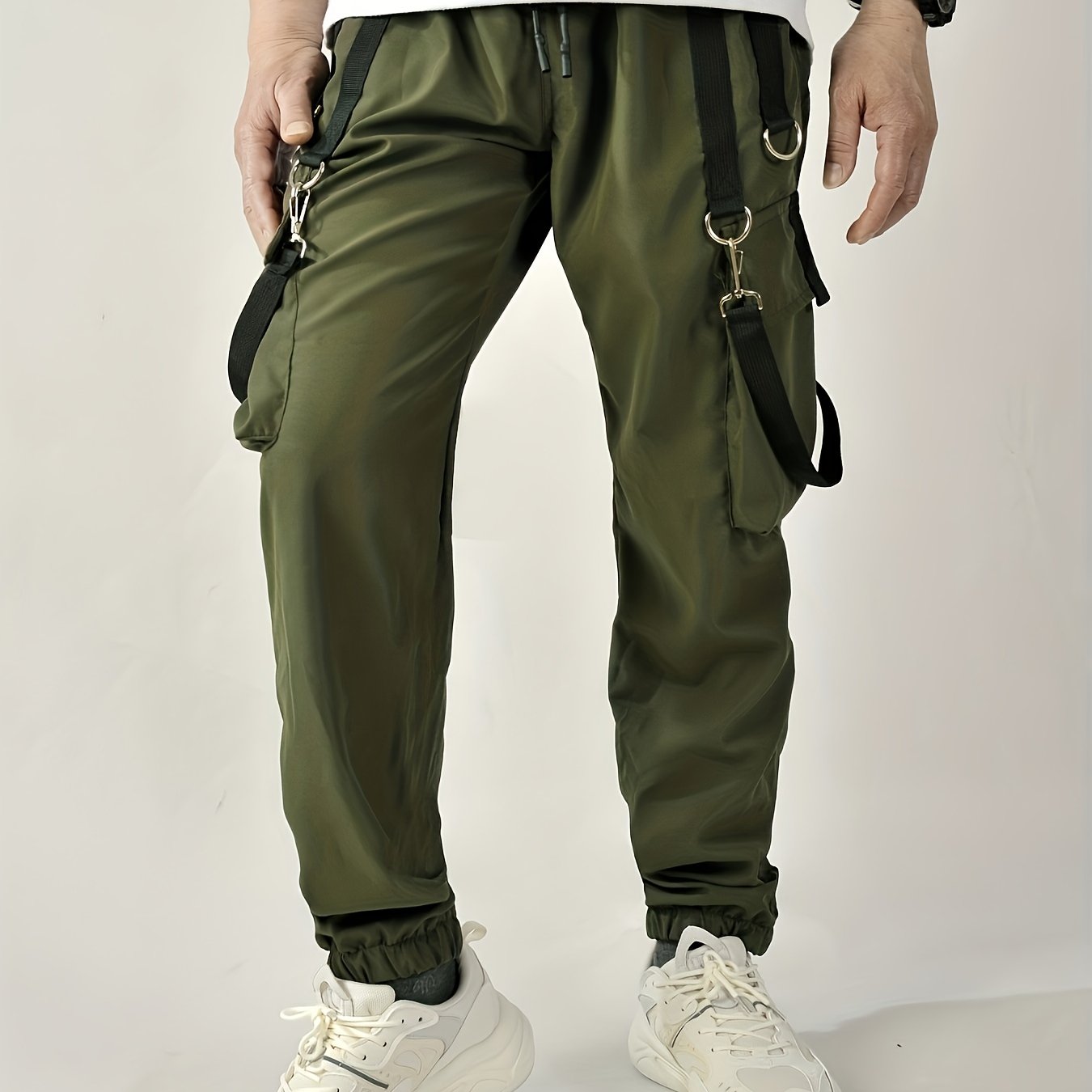  Lovor Pantalones casuales para hombre con bolsillos, pantalones  cargo para hombre, ropa de trabajo, combate, seguridad, cargo, 6 bolsillos,  pantalones completos, Verde militar : Ropa, Zapatos y Joyería