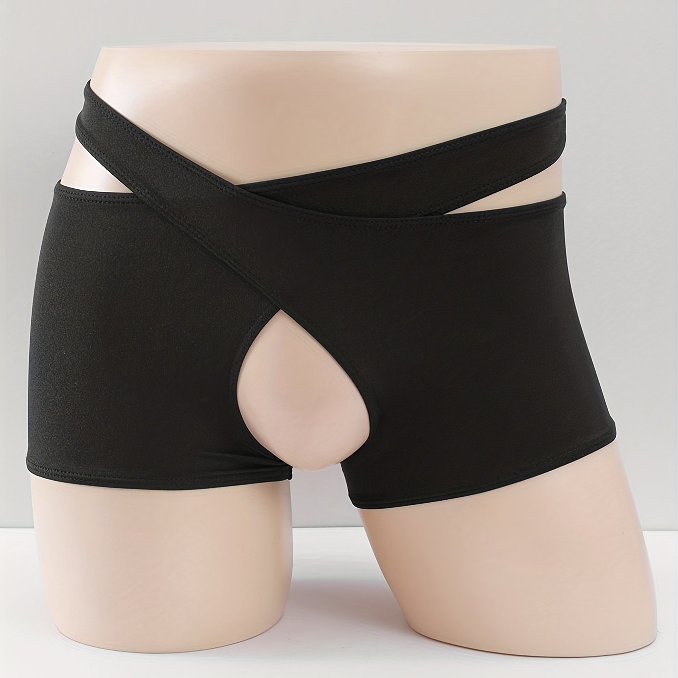 Stretchy Crotchless Boxer Briefs Men Sexy Tempting Underwear - Temu