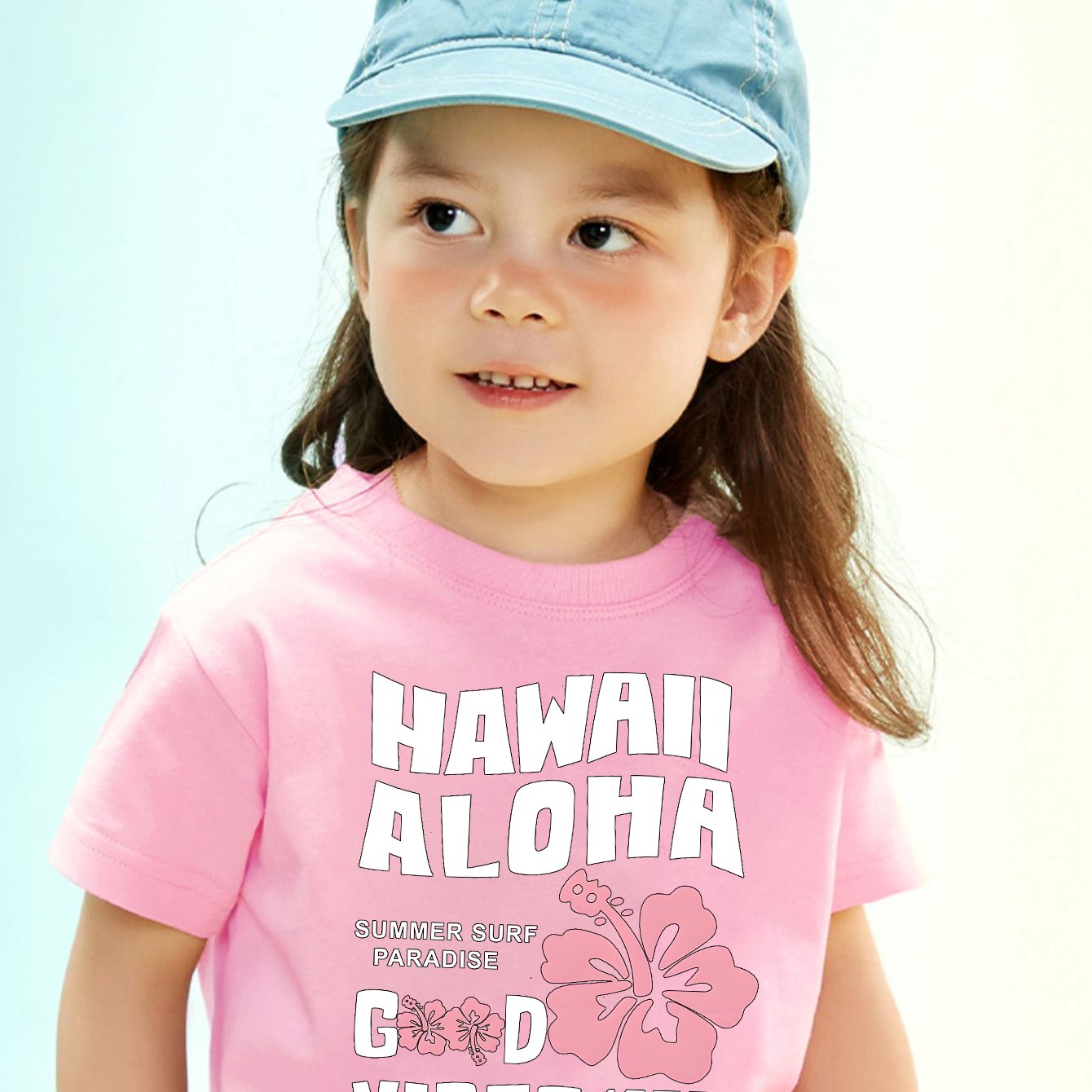 T-shirt Feminina Aloha Paradise Branca