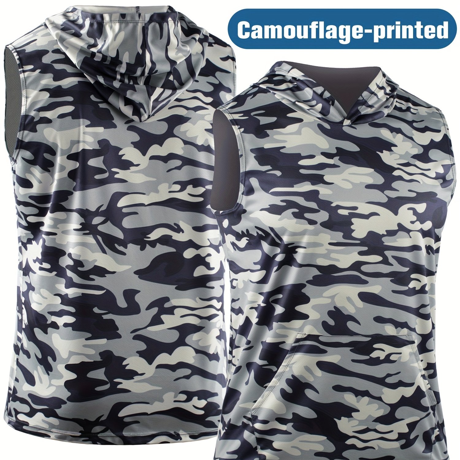 Quick Drying Camouflage Sports Vest Men Ideal Running - Temu Canada