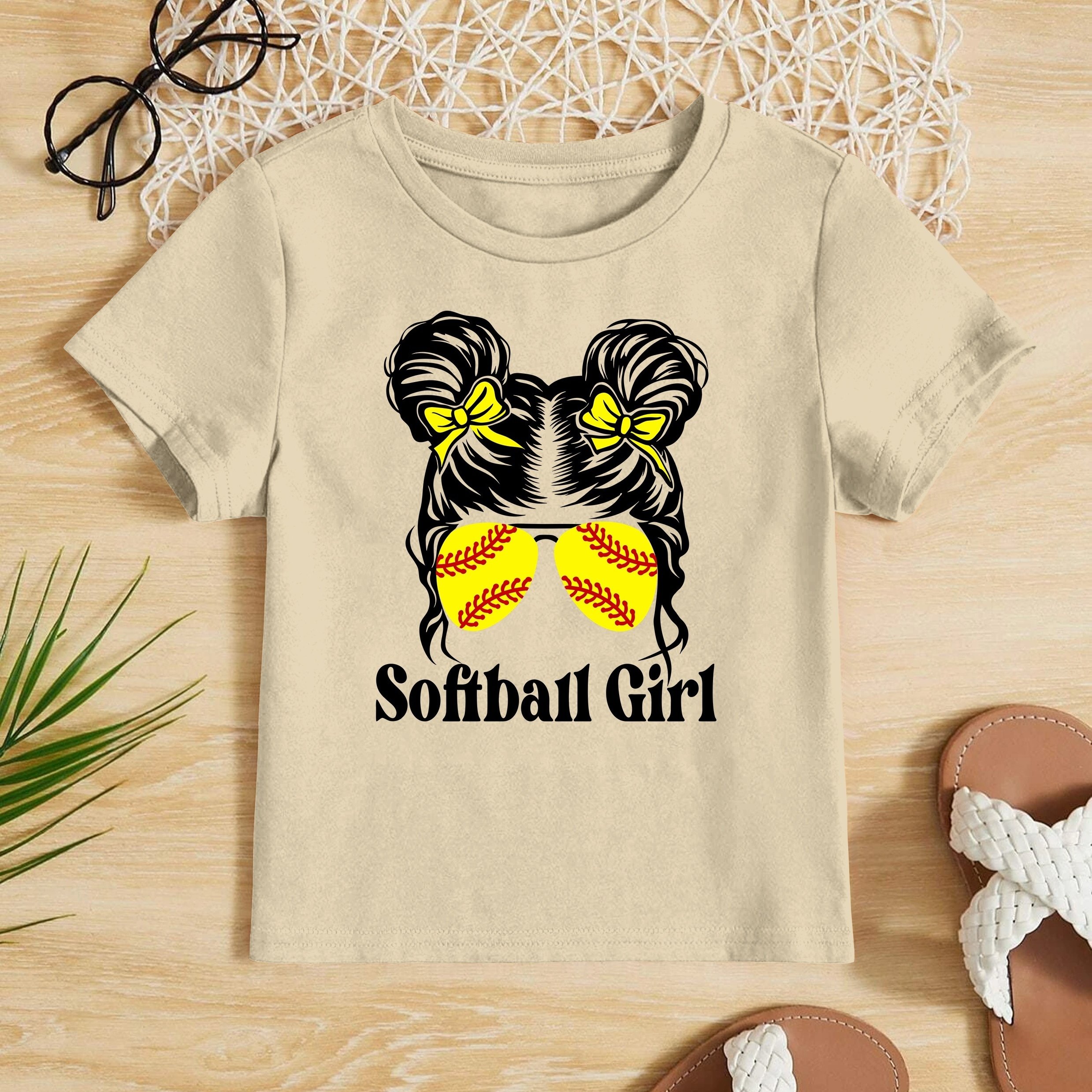 girlie girl softball t shirts