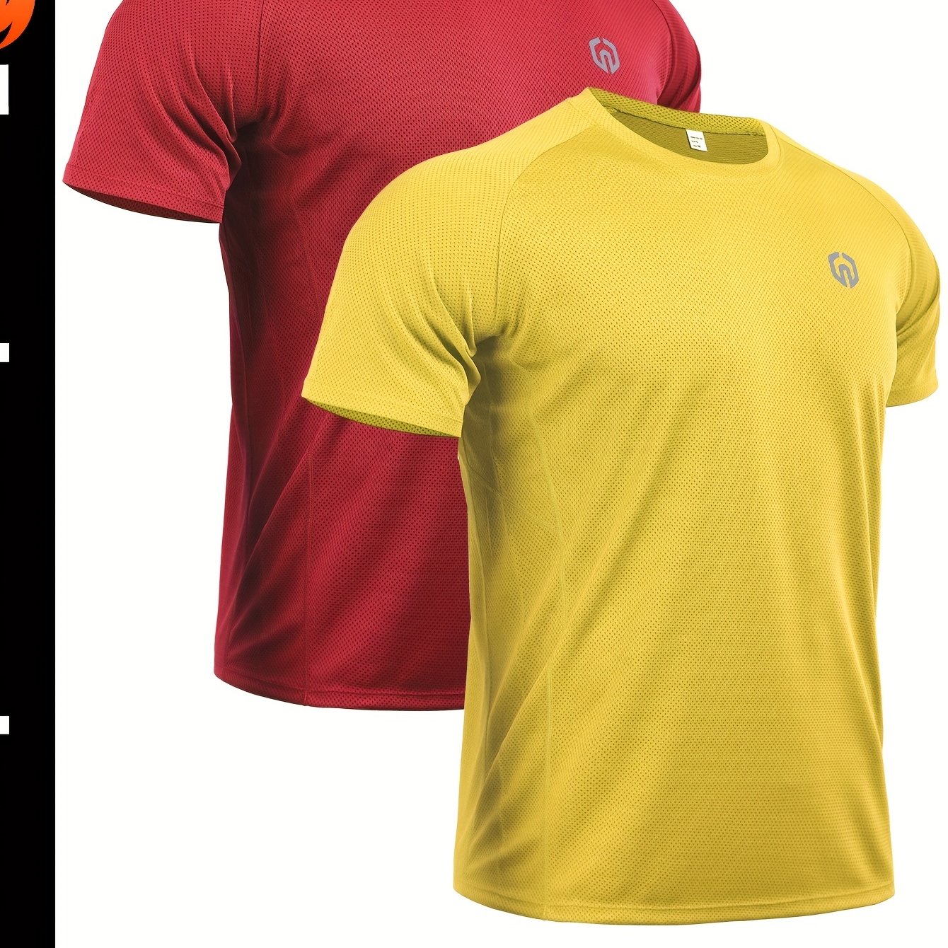 Men's Solid Sport T shirt Athletic Quick Dry - Temu Portugal