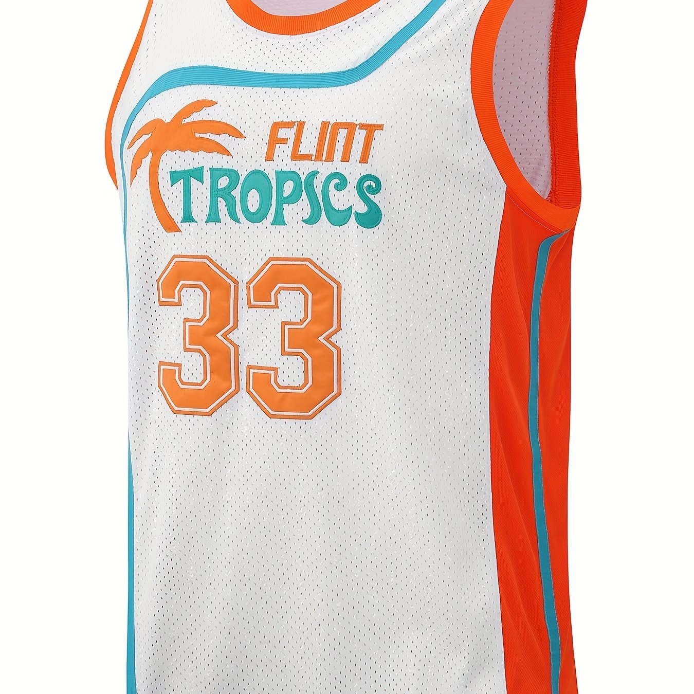 Jackie Moon #33 Semi-Pro Flint Tropics White Jersey 2XL