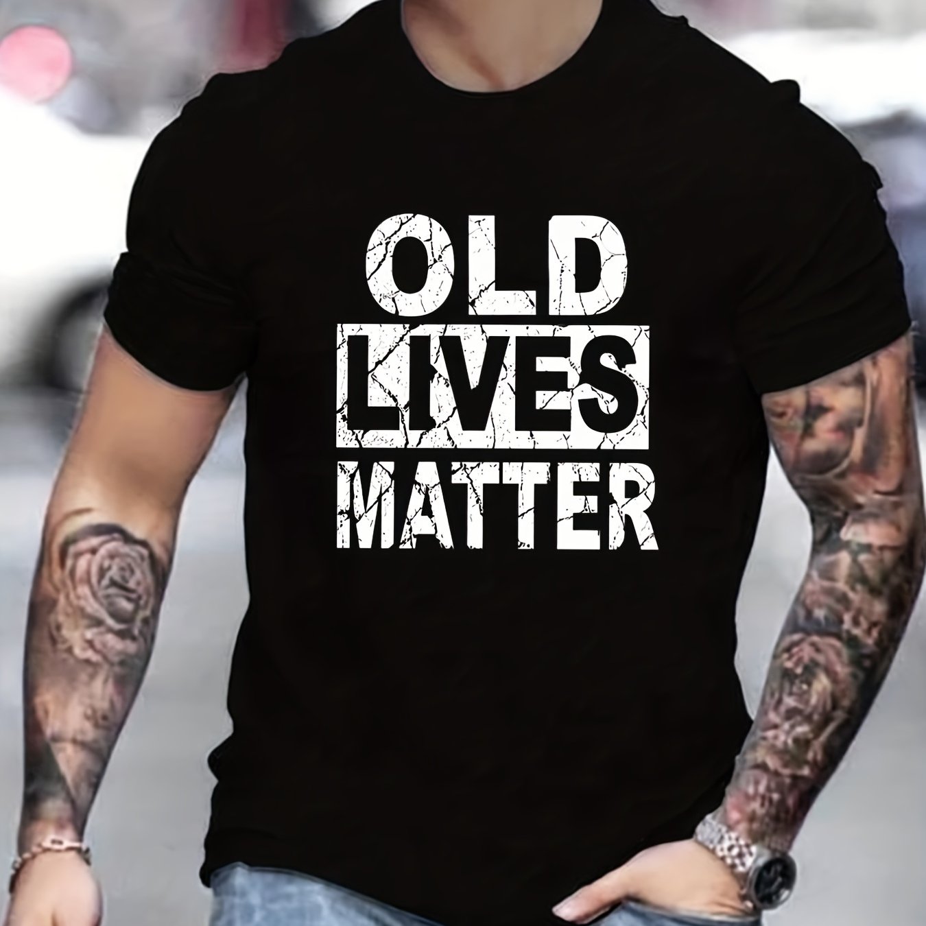 TEMU Funny Slogan Pattern Print Men's T-shirt, Graphic Tee Men's Summer Clothes, Men's Outfits