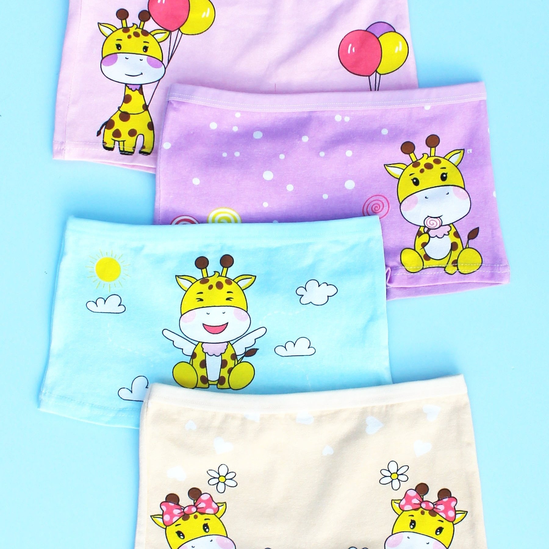 Princess Printed Fashionable Kids Girls Underwear Breathable