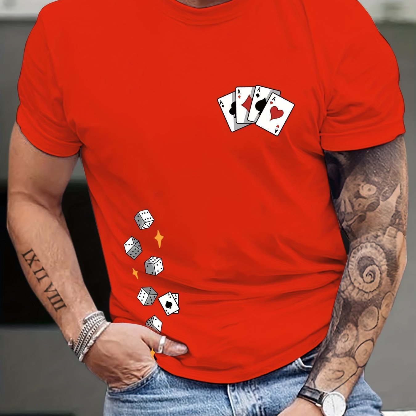 POKER CARDS TEE