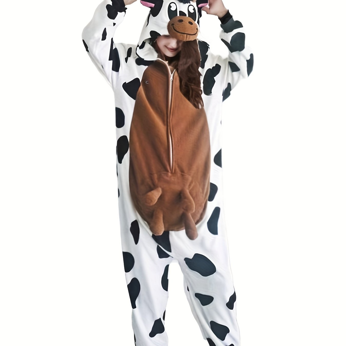 Mucca Di Alta Qualità Tutina Divertente Carino Donna Uomo Pigiama Addensare  Caldo Vestito Da Festa Di Carnevale Di Grandi Dimensioni Abbigliamento Da  Sonno Ragazze Animali Da Cartone Animato Da 23,24 €