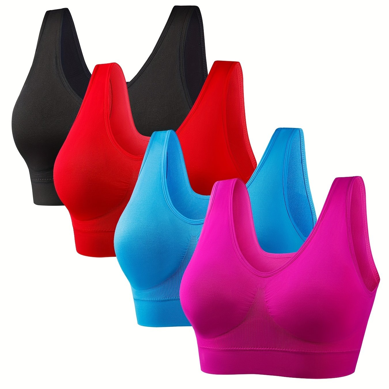 WQQZJJ Sports Bras For Women Women's Mind Sleep Underwear Plus Big-Size  Comfort Sports Vest Bra Without Steel Ring Bras For Women Gifts On  Clearance 