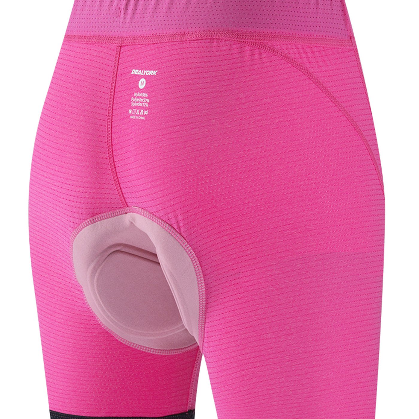 DEALYORK Women's Padded Cycling Bike Underwear Shorts with 3D Padding