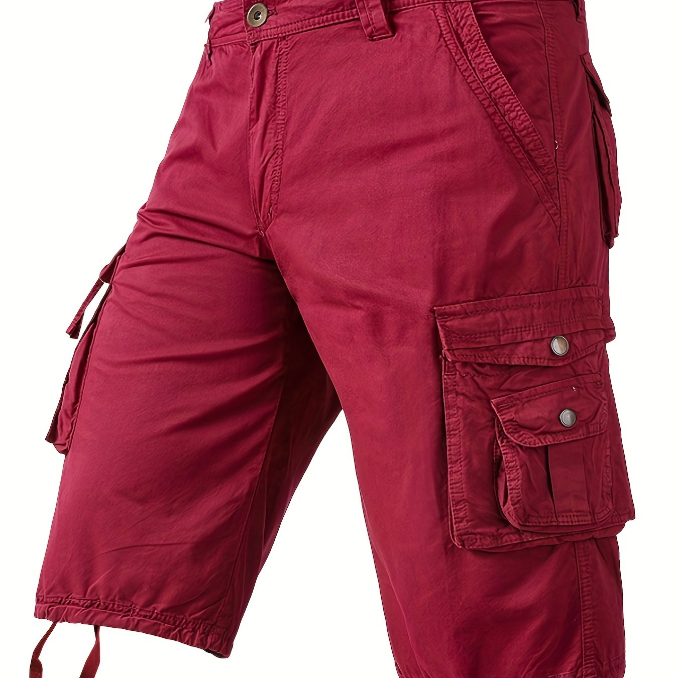 Men's Flap Pocket Cotton Cargo Shorts Ripstop Waterproof - Temu Canada