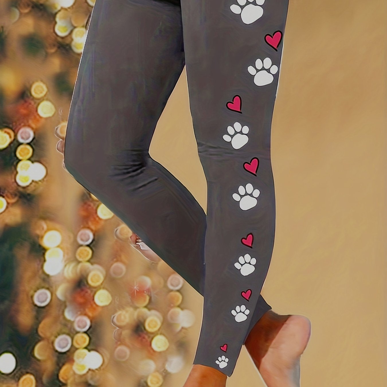 Paw print clearance leggings